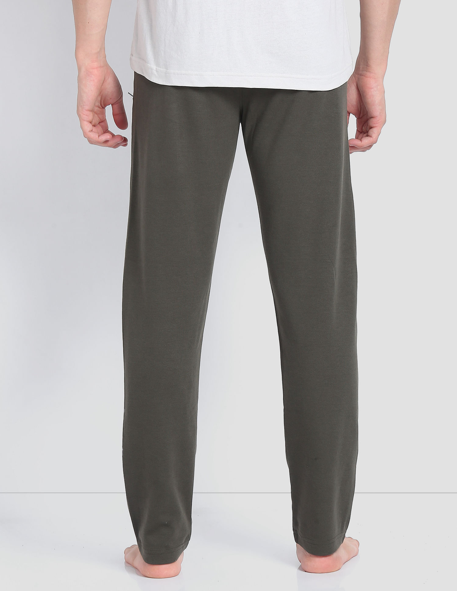 U.S. POLO ASSN. Loungewear : Buy U.S. POLO ASSN. Solid LR001 Lounge Track  Pants Black Online