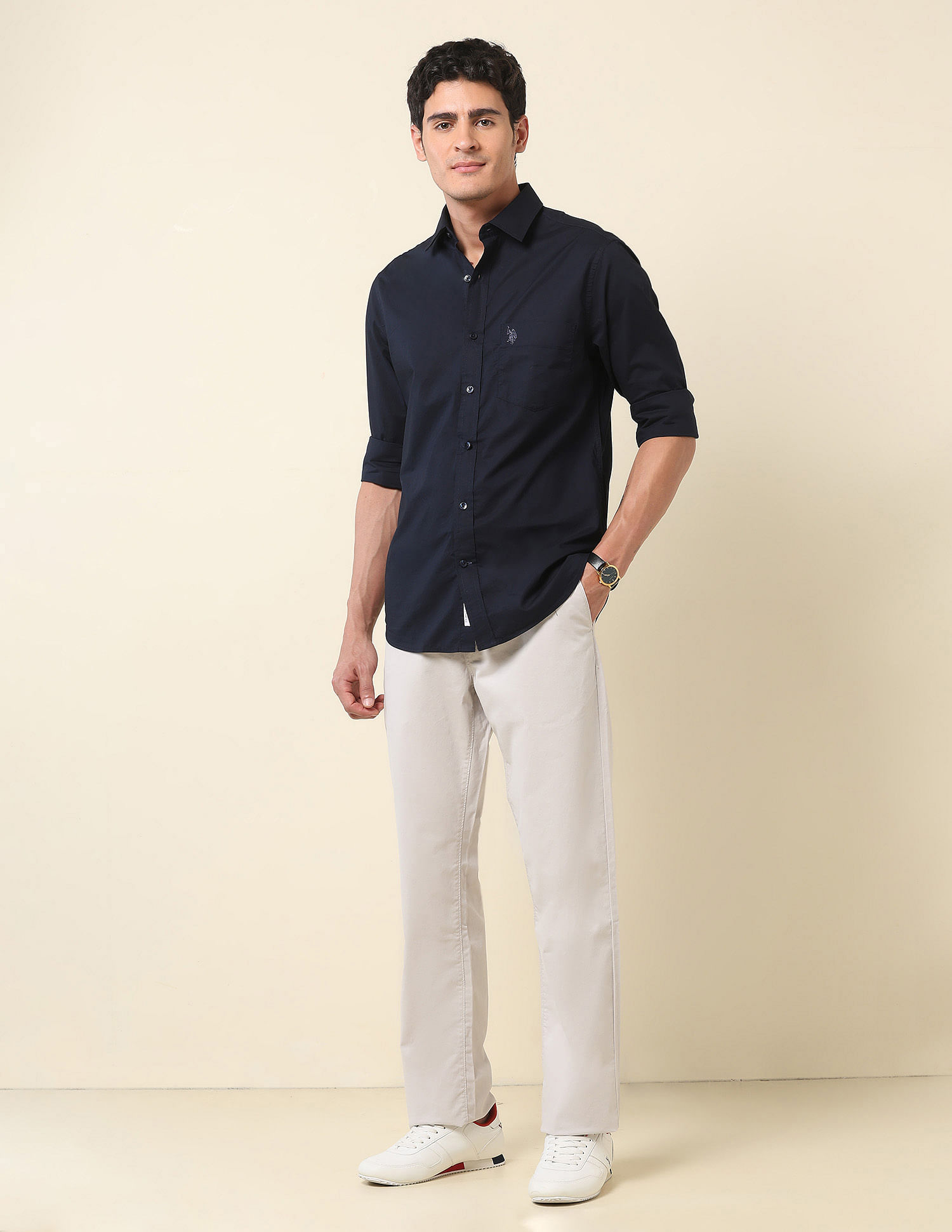U.S. Polo Assn. Pure Cotton Tailored Fit Shirt