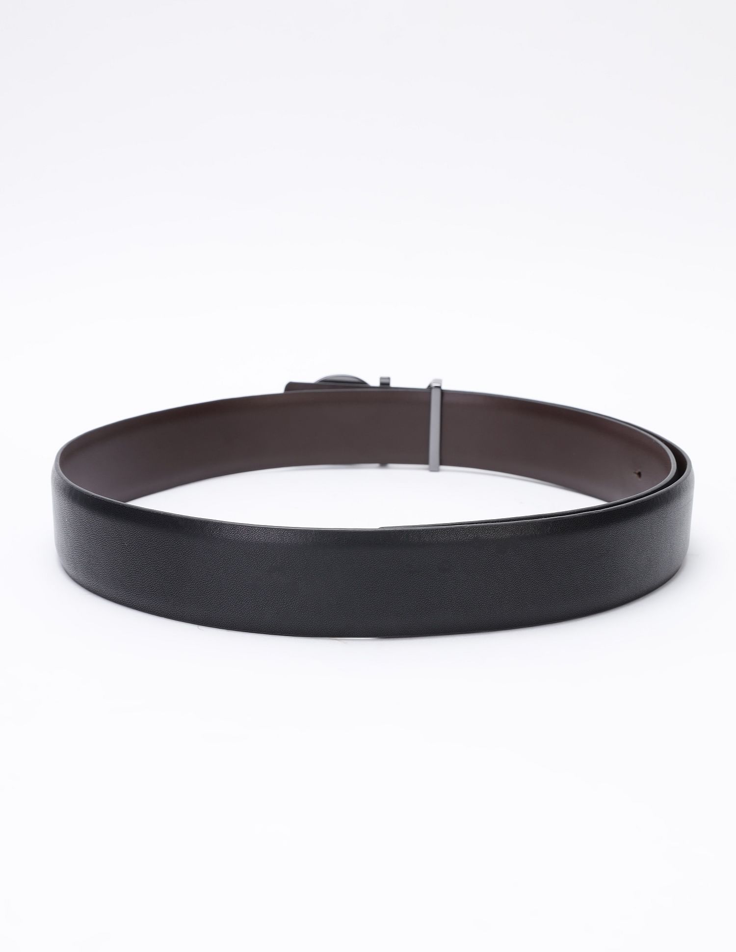 Calvin Klein Printed black Leather reversible Belts