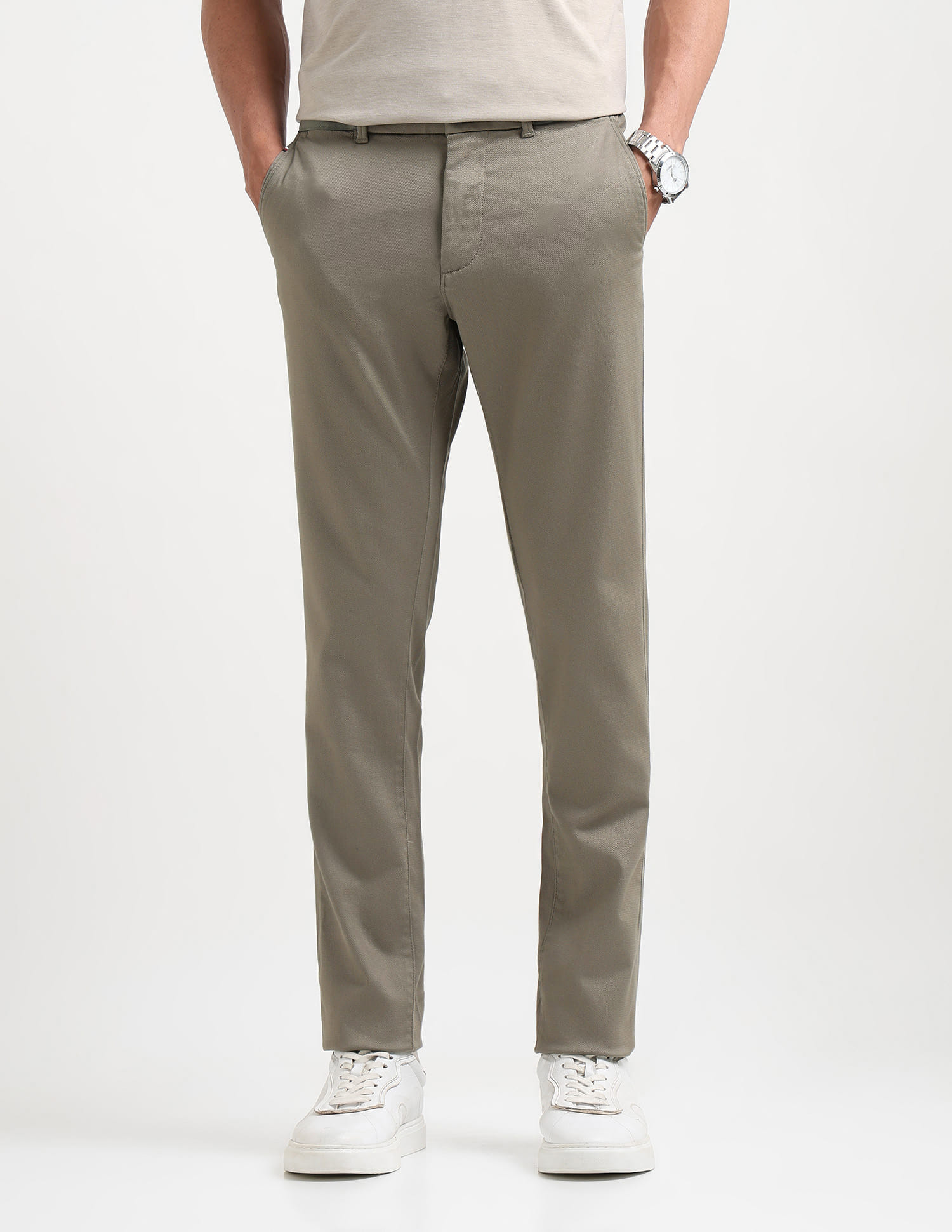 Buy Arrow Sport Slim Fit Auto Flex Plus Trousers