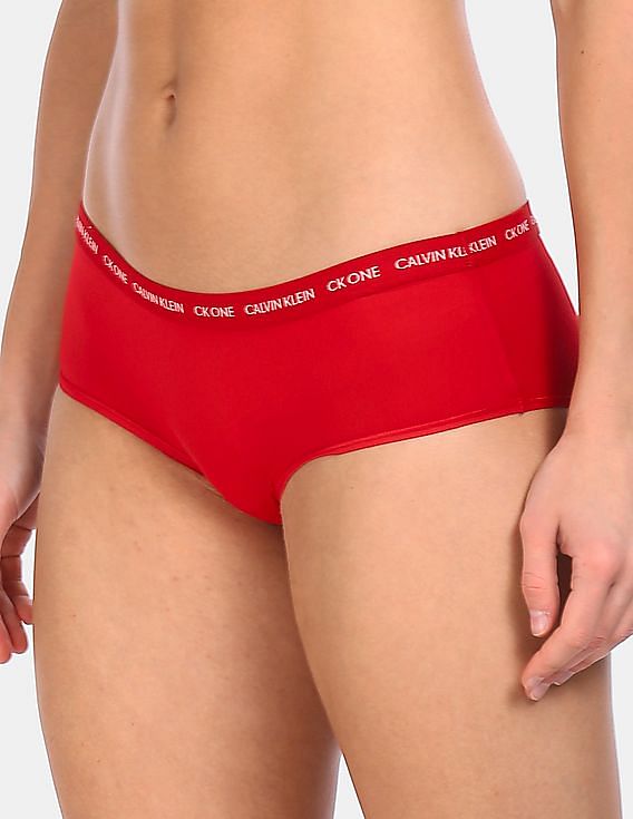 Ketyyh-chn99 Underwear for Women Stretch V-Waist Ladies Bikini Panties Low  Rise Breathable Hipster Red,One Size