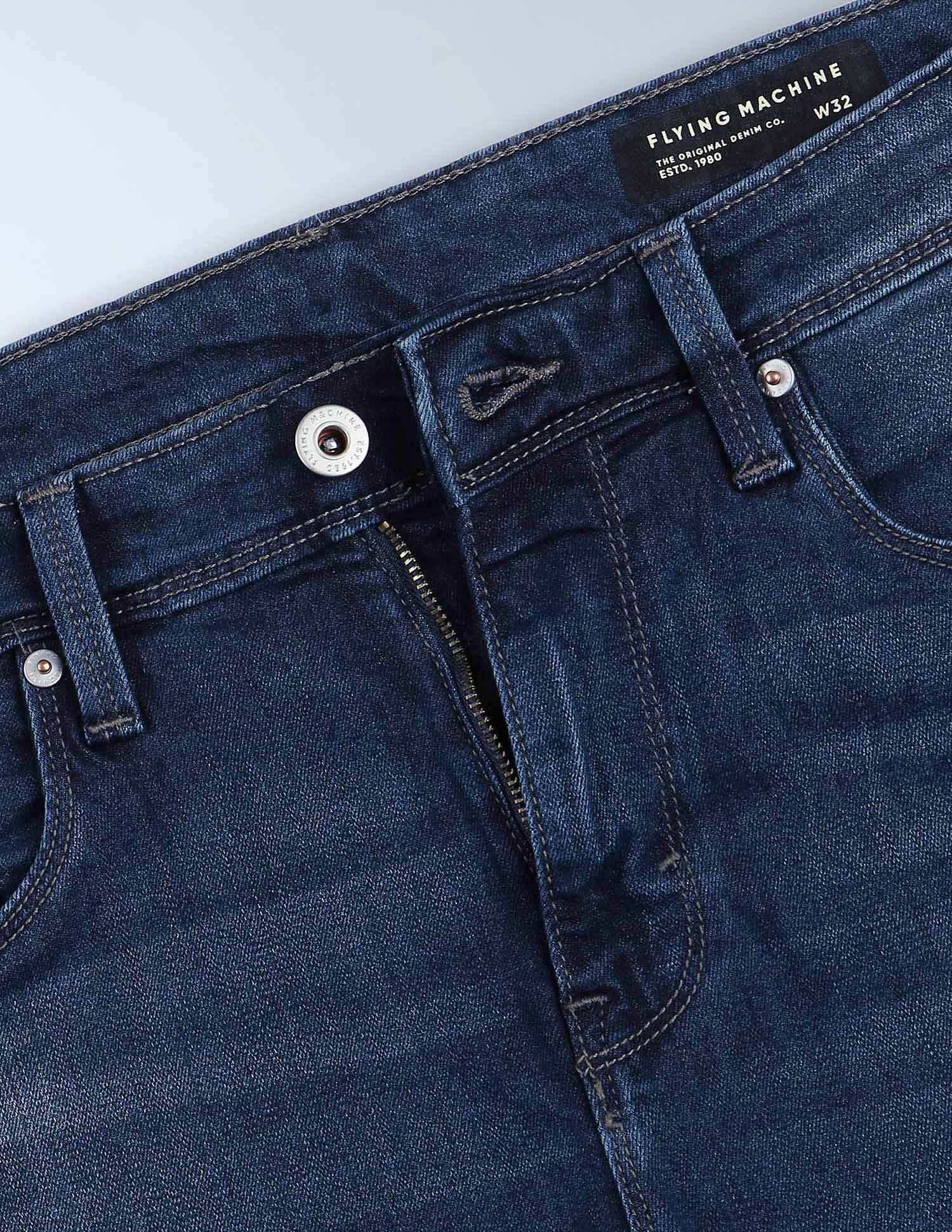Flying Machine Slash Slim Tapered Fit Authentic Premium Jeans