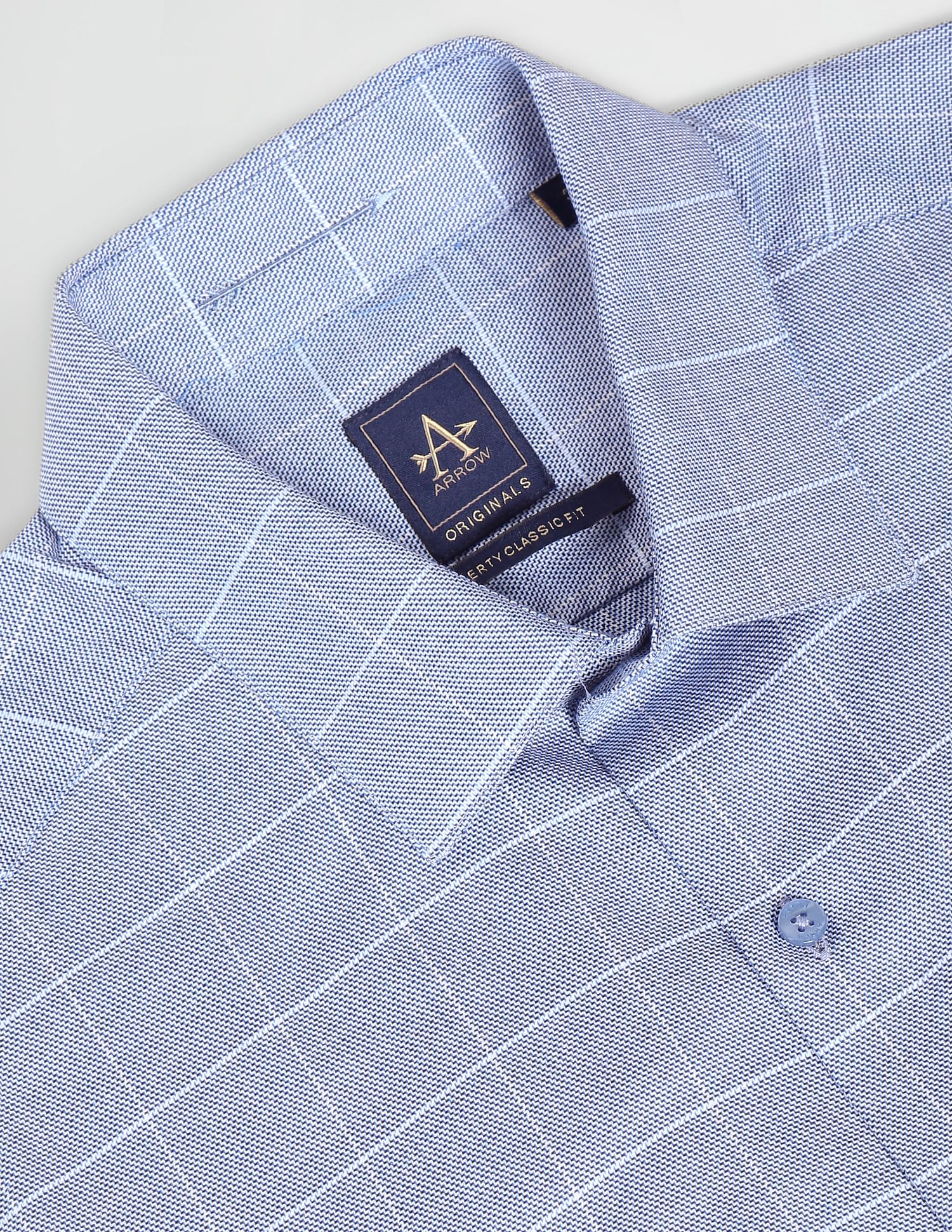 Arrow Short Sleeve Windowpane Check Shirt
