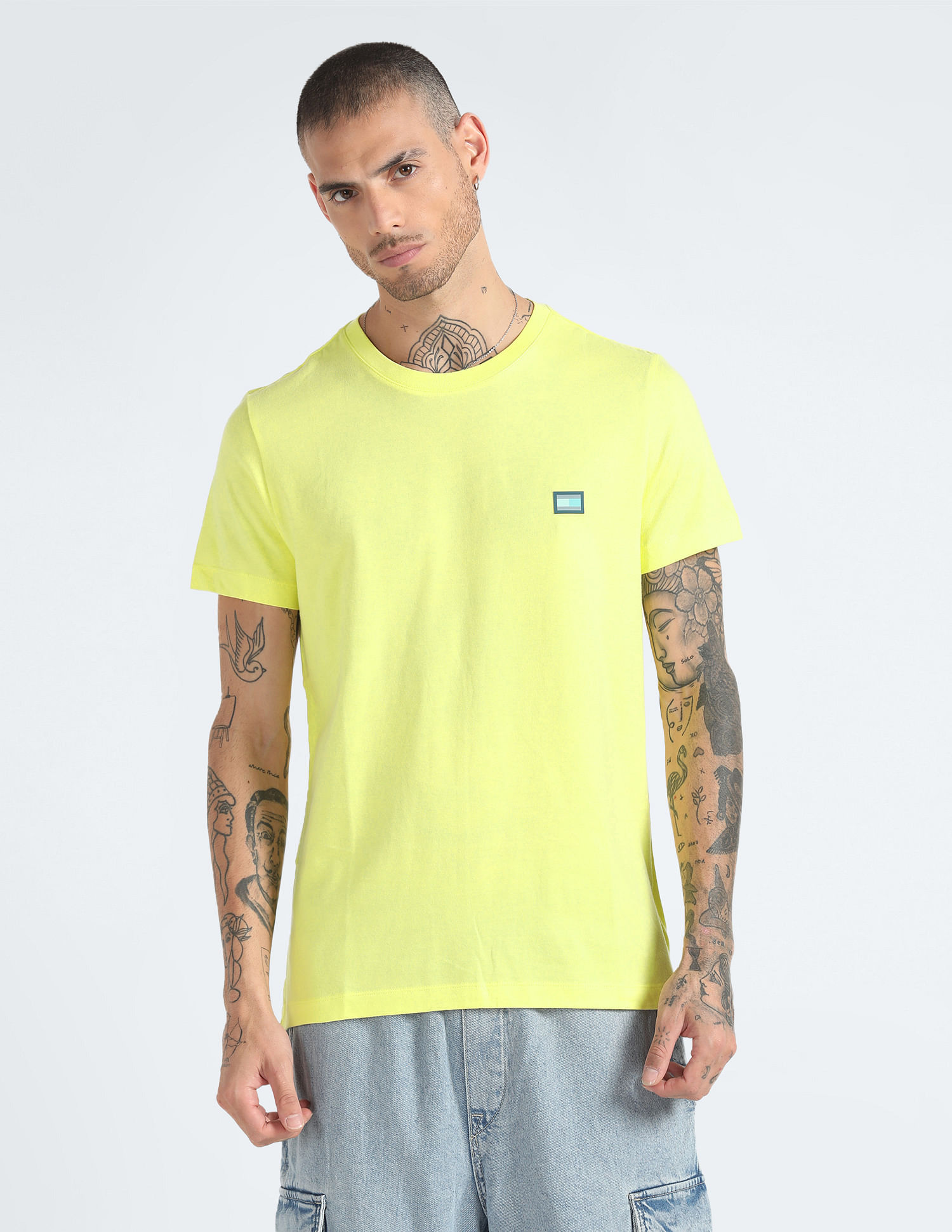 Tommy Hilfiger Small Pop Flag Badge T-Shirt