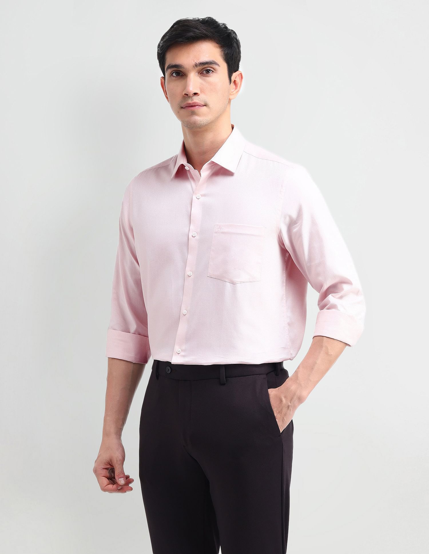Arrow Regular Fit Solid Shirt