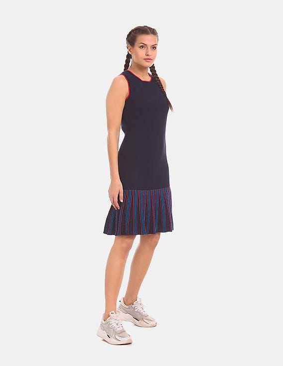 sachin and babi light blue dress Tommy Hilfiger Women's Flutter Sleeve Scuba Crepe Dress Green Size 12 - Bed  Bath & Beyond main image 1