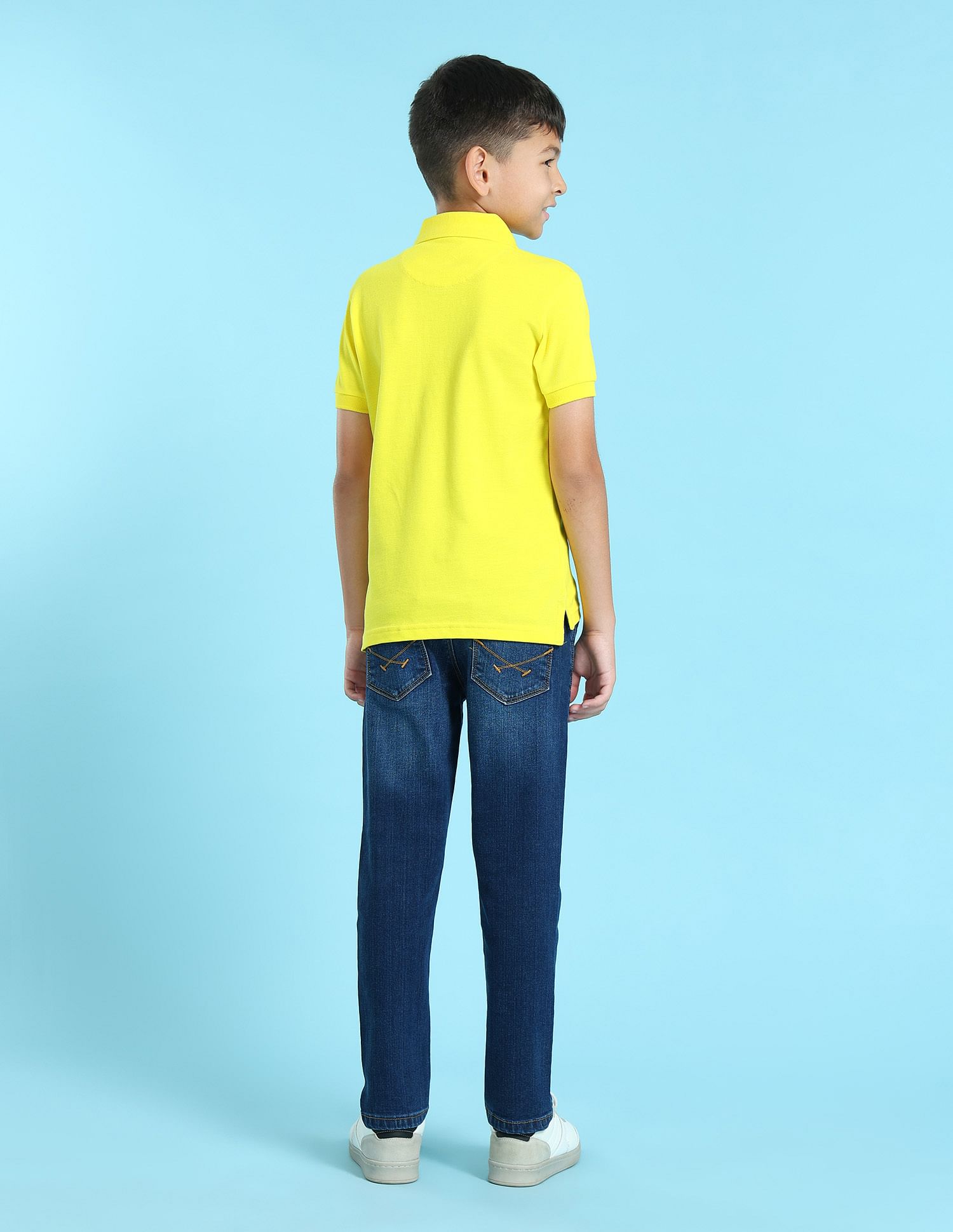 U.S. Polo Assn. Kids Cotton Pique Solid Polo Shirt