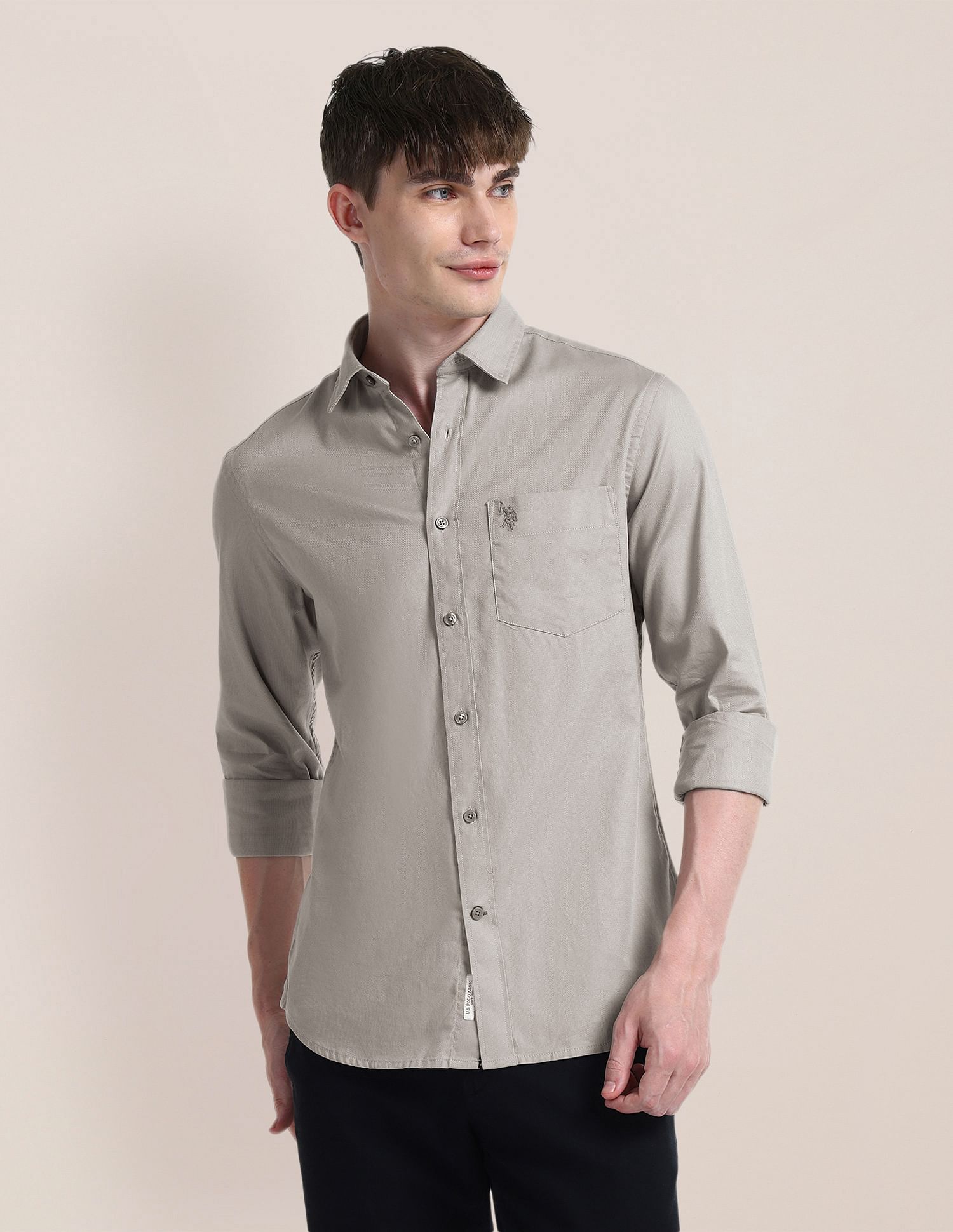 U.S. Polo Assn. Pure Cotton Slim Fit Shirt