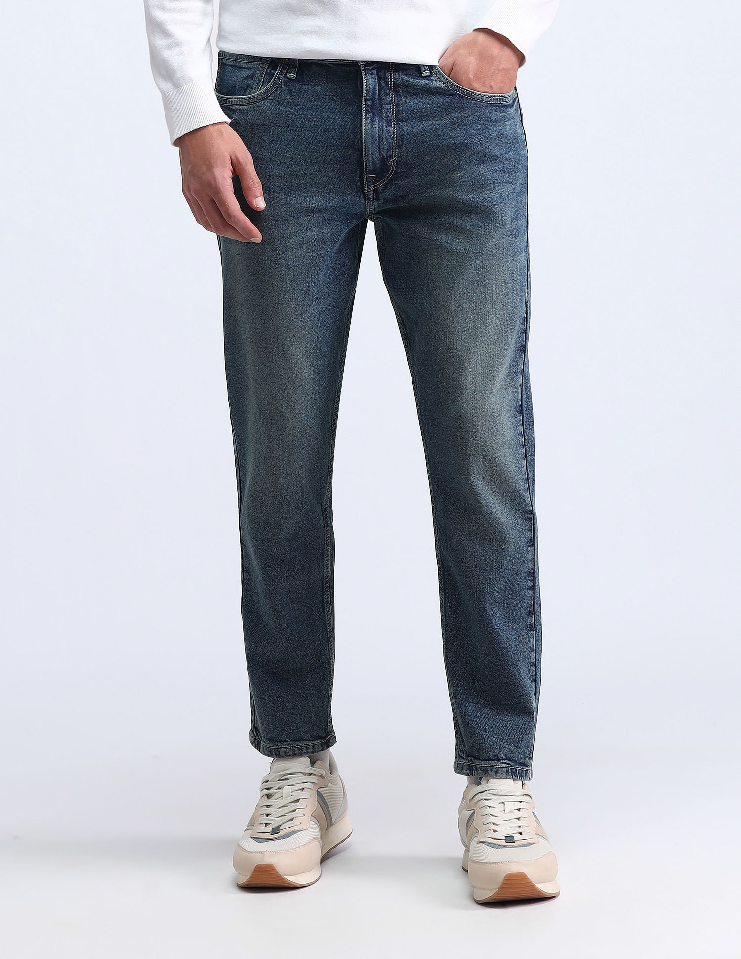 Flying Machine Mankle Relax Tapered Fit Jeans