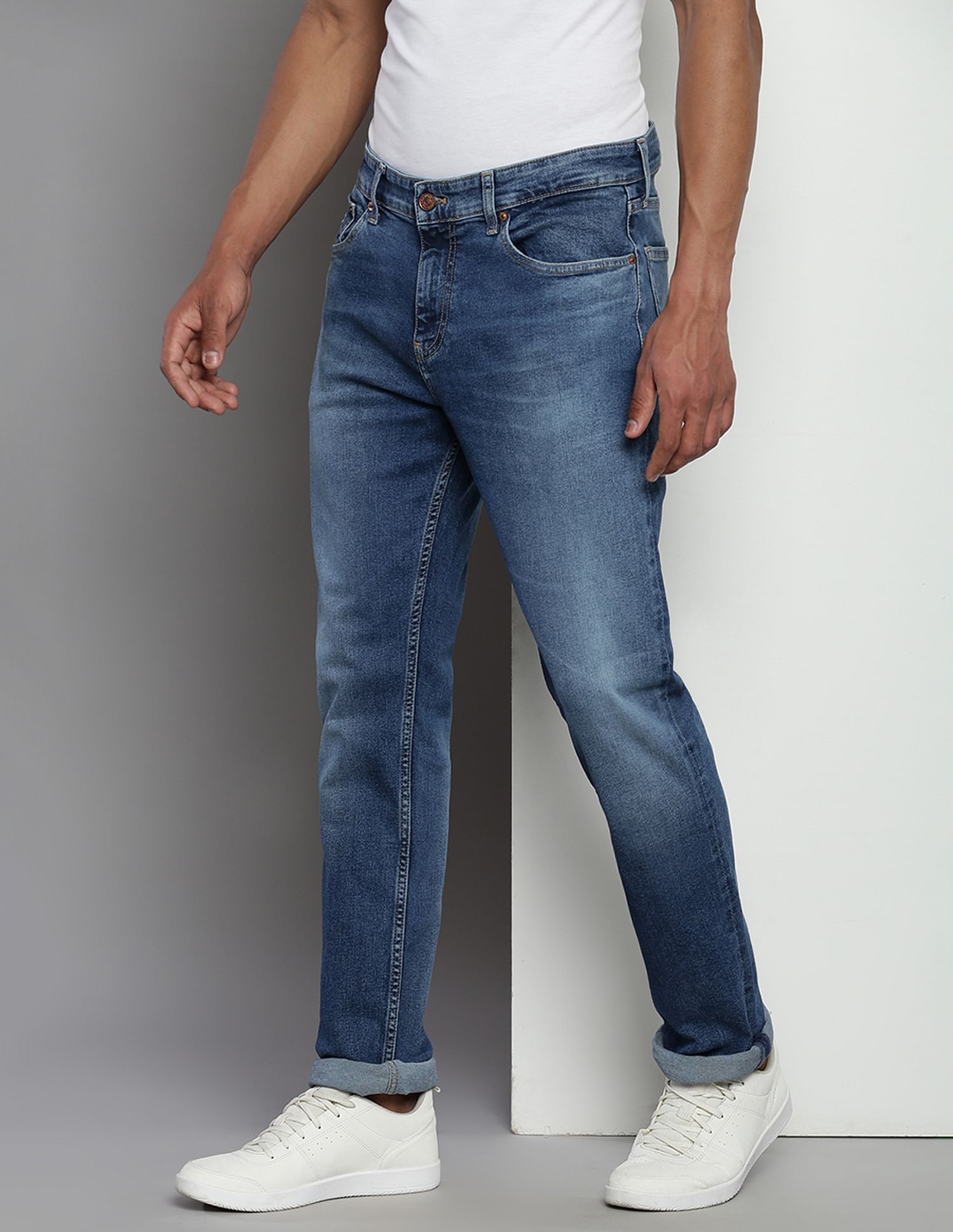 Tommy Hilfiger Ryan Straight Fit Stone Wash Jeans