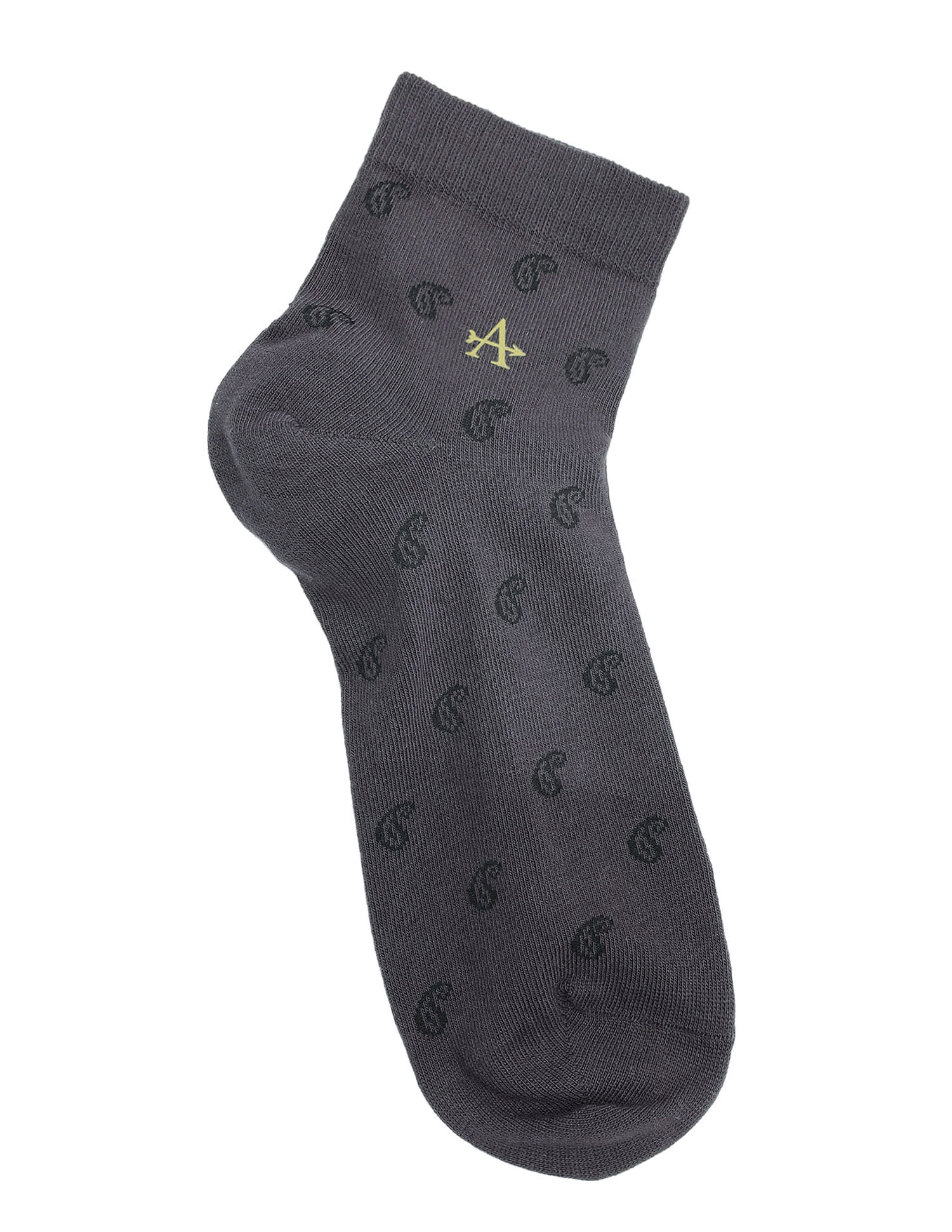 Arrow Mens Printed Ankle Length Cotton Socks - Pack Of 3