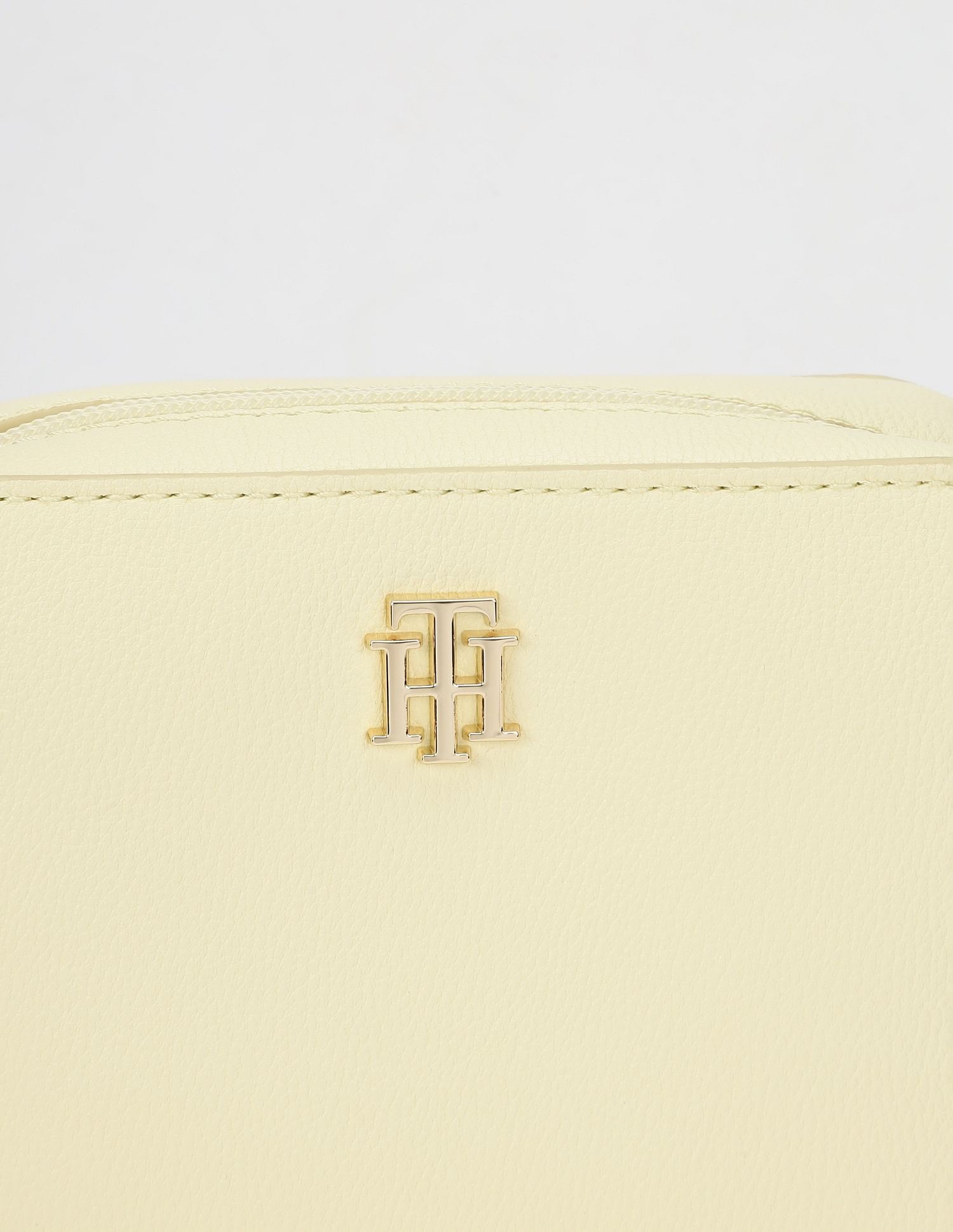 Tommy Hilfiger Solid Yellow Pu Sling Bag