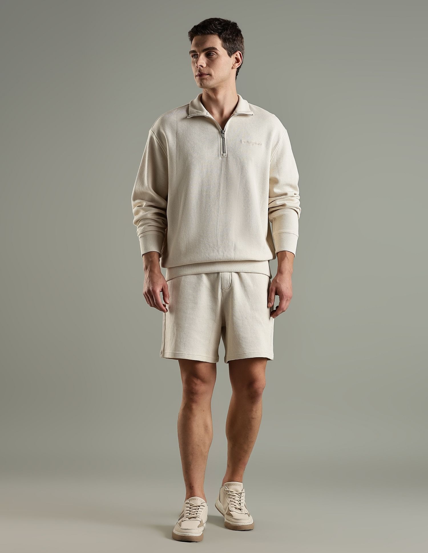 Tommy Hilfiger Texture Relaxed Fit Cotton Sweatshirt