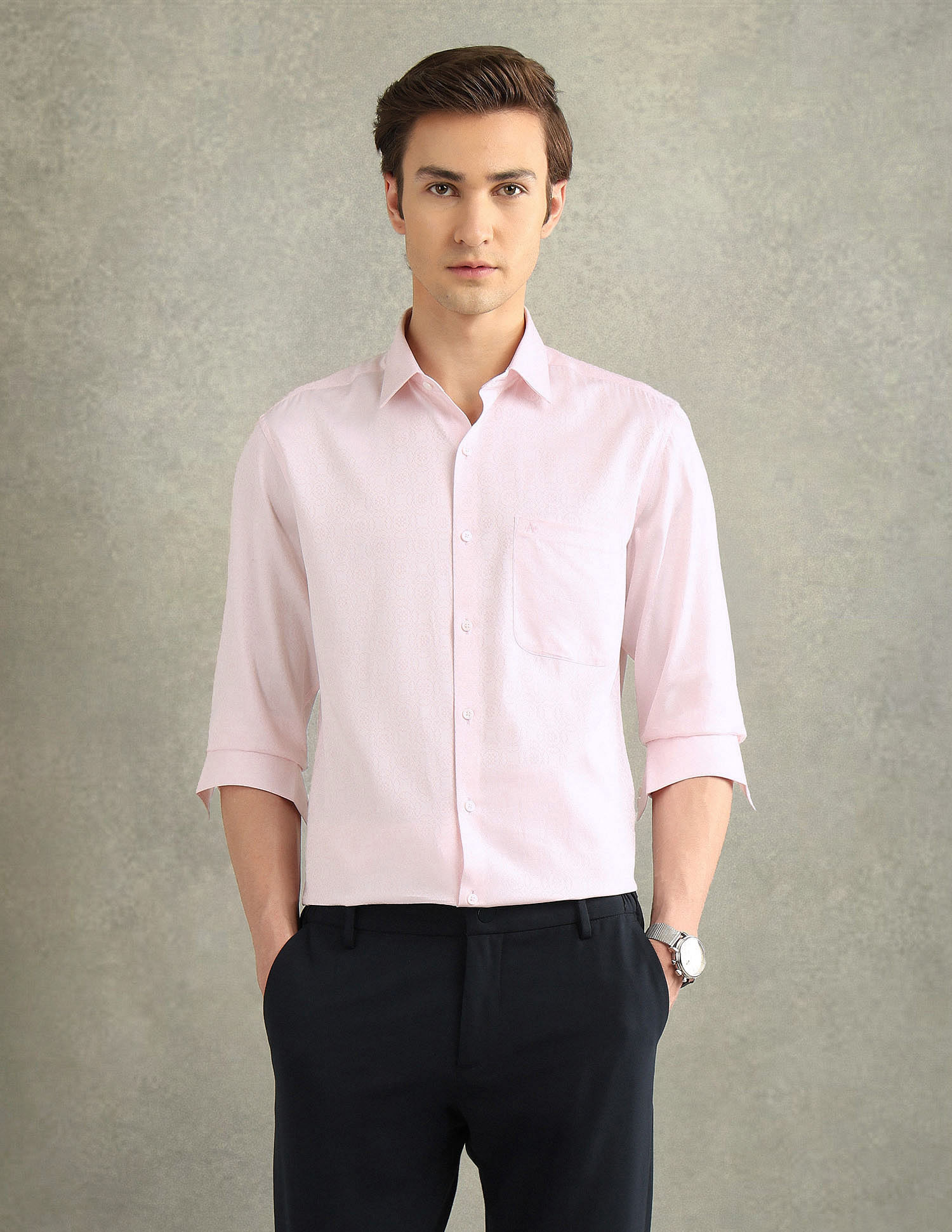 Arrow Textured Italian Elegance Shirt