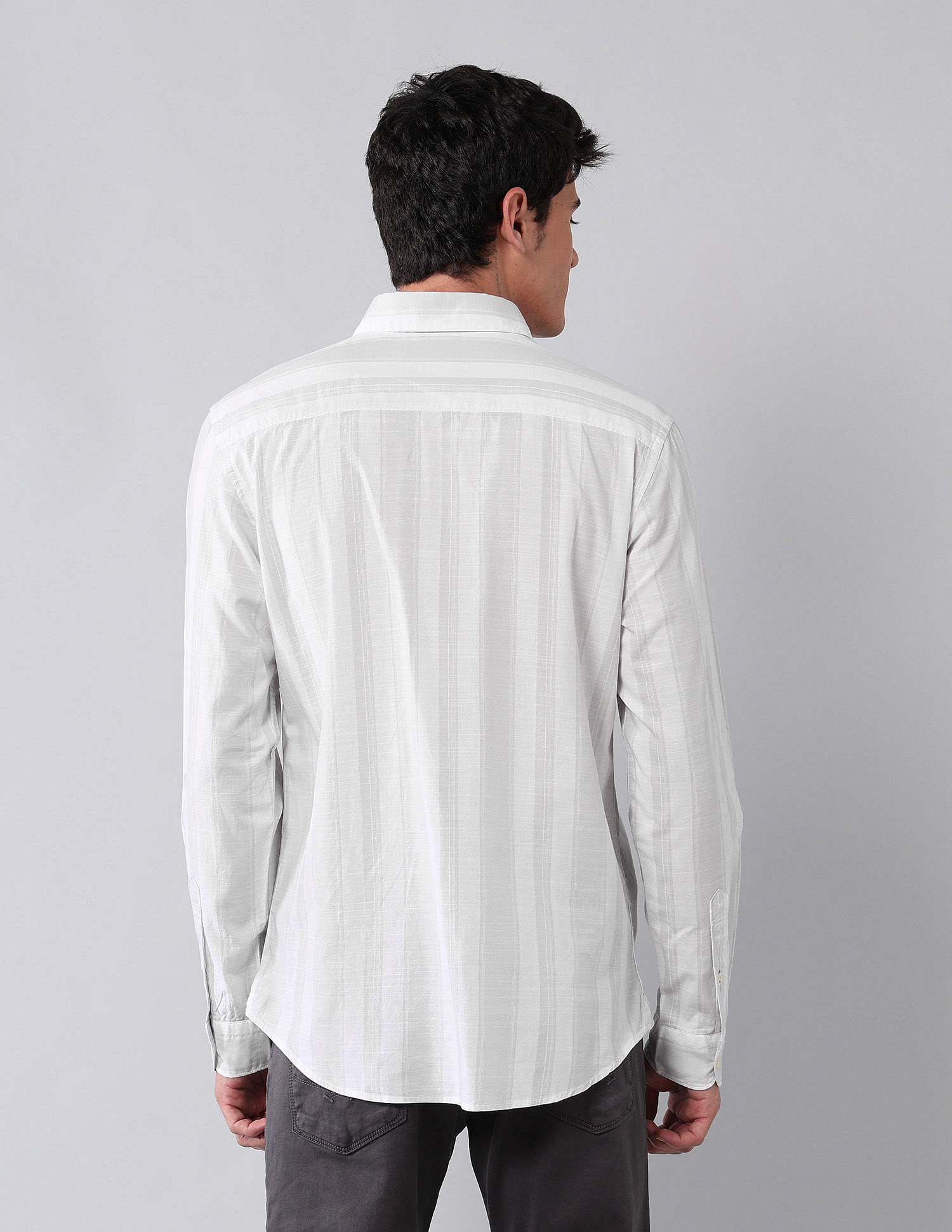 U.S. Polo Assn. Denim Co. Vertical Striped Pure Cotton Shirt