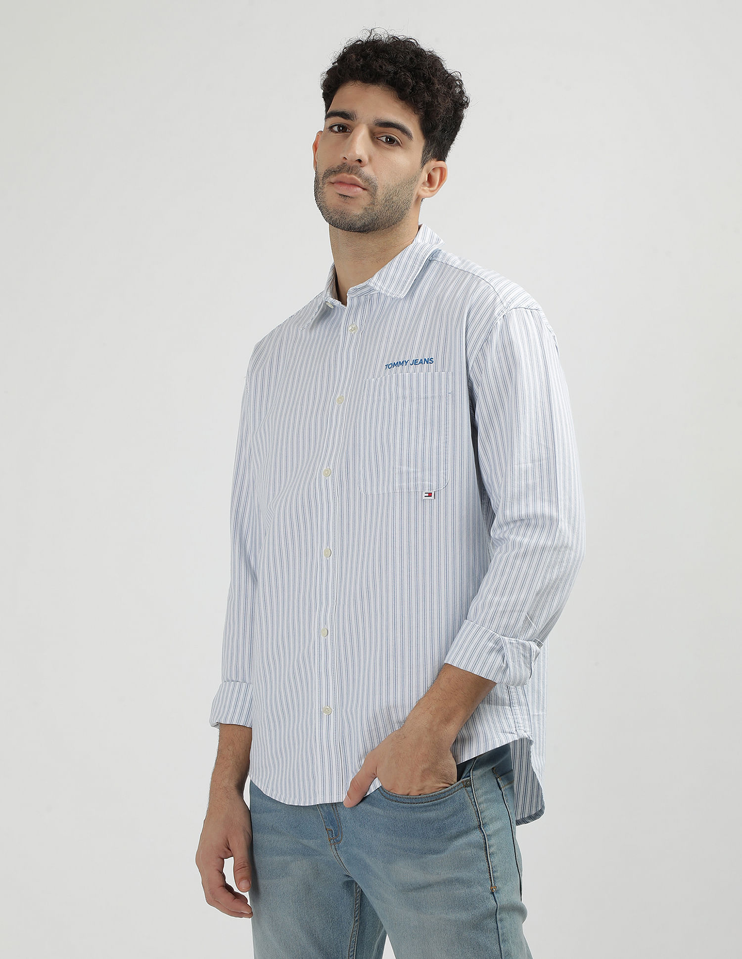 Tommy Hilfiger Sustainable Vertical Stripe Shirt