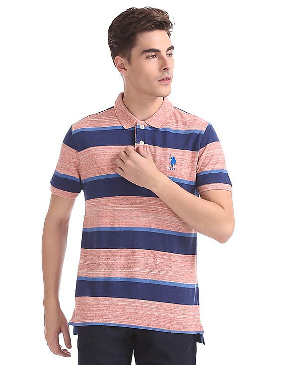 U.S. Polo Assn. Regular Fit Heathered Polo Shirt