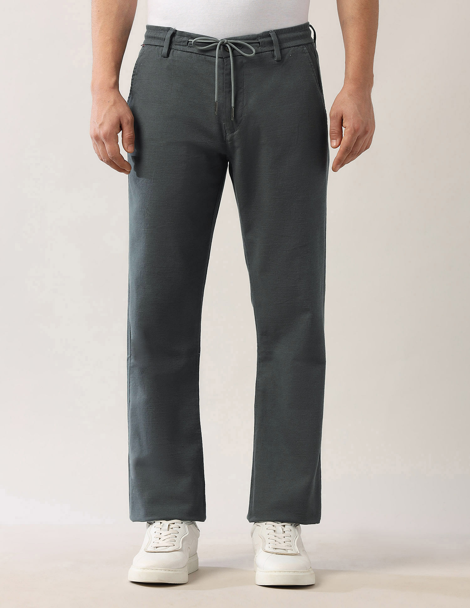 Arrow Sport Straight Fit Night Is Young Trousers