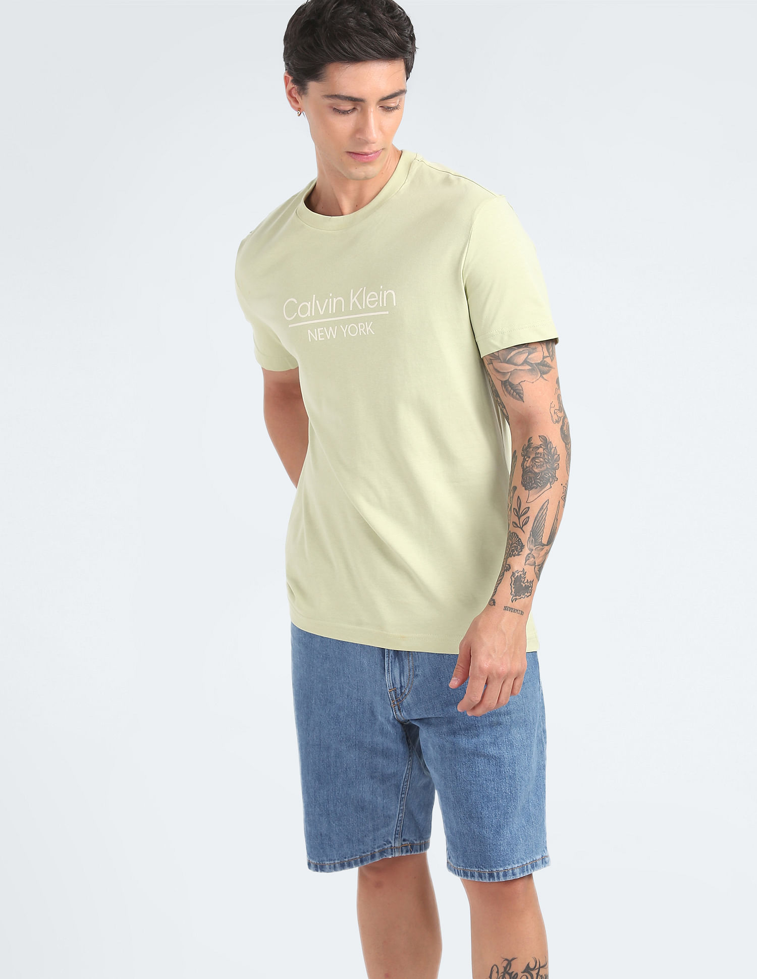 Buy Calvin Klein Recycled Cotton New York Logo T-Shirt 