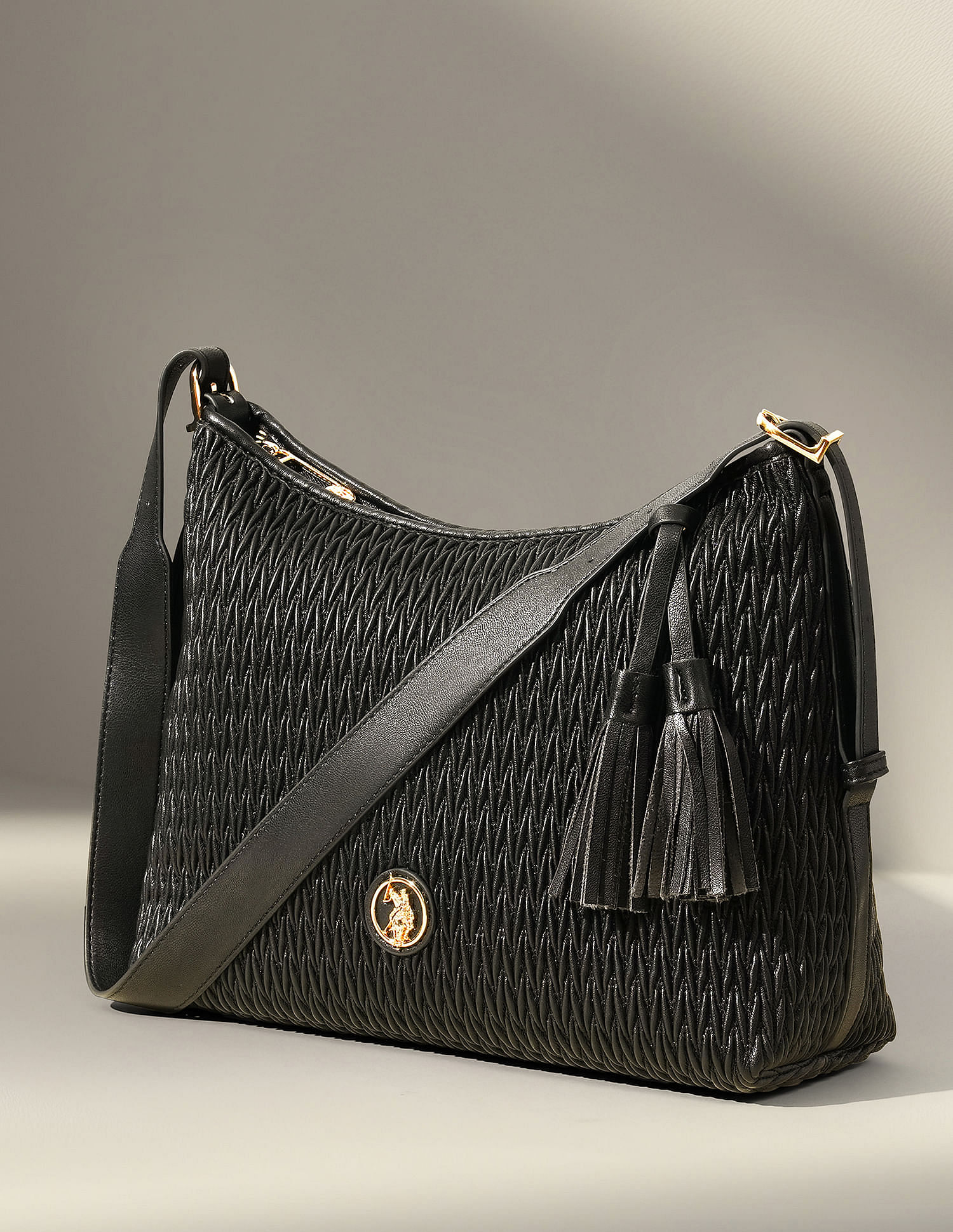 U.S. Polo Assn. Bridget Textured Shoulder Bag