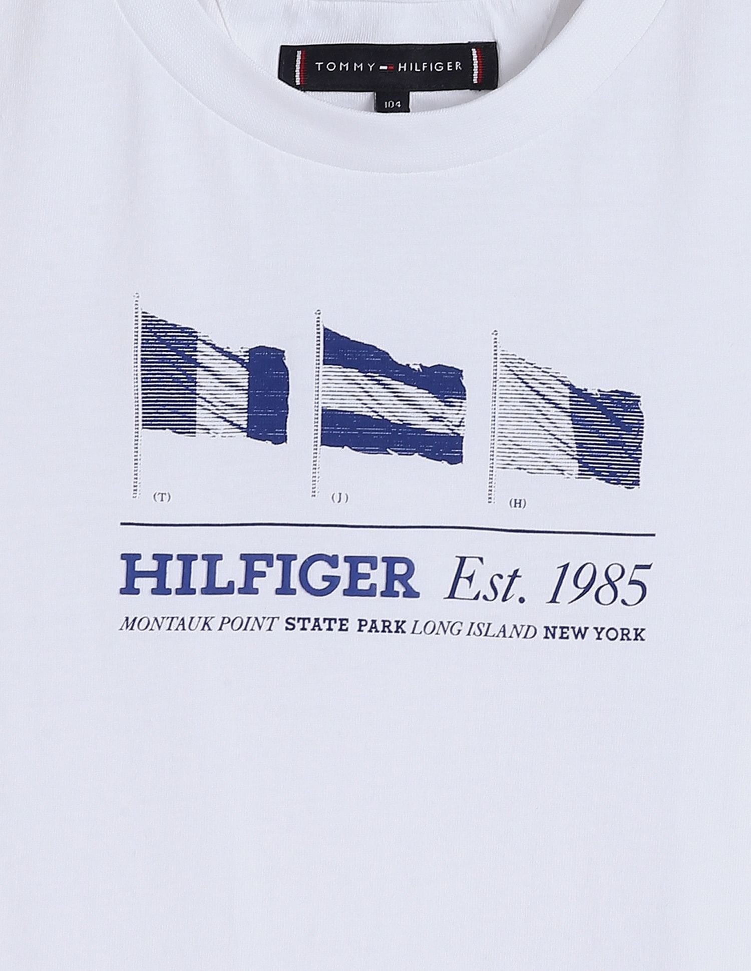 Tommy Hilfiger Kids Boys Logo Regular-Fit Cotton T-Shirt