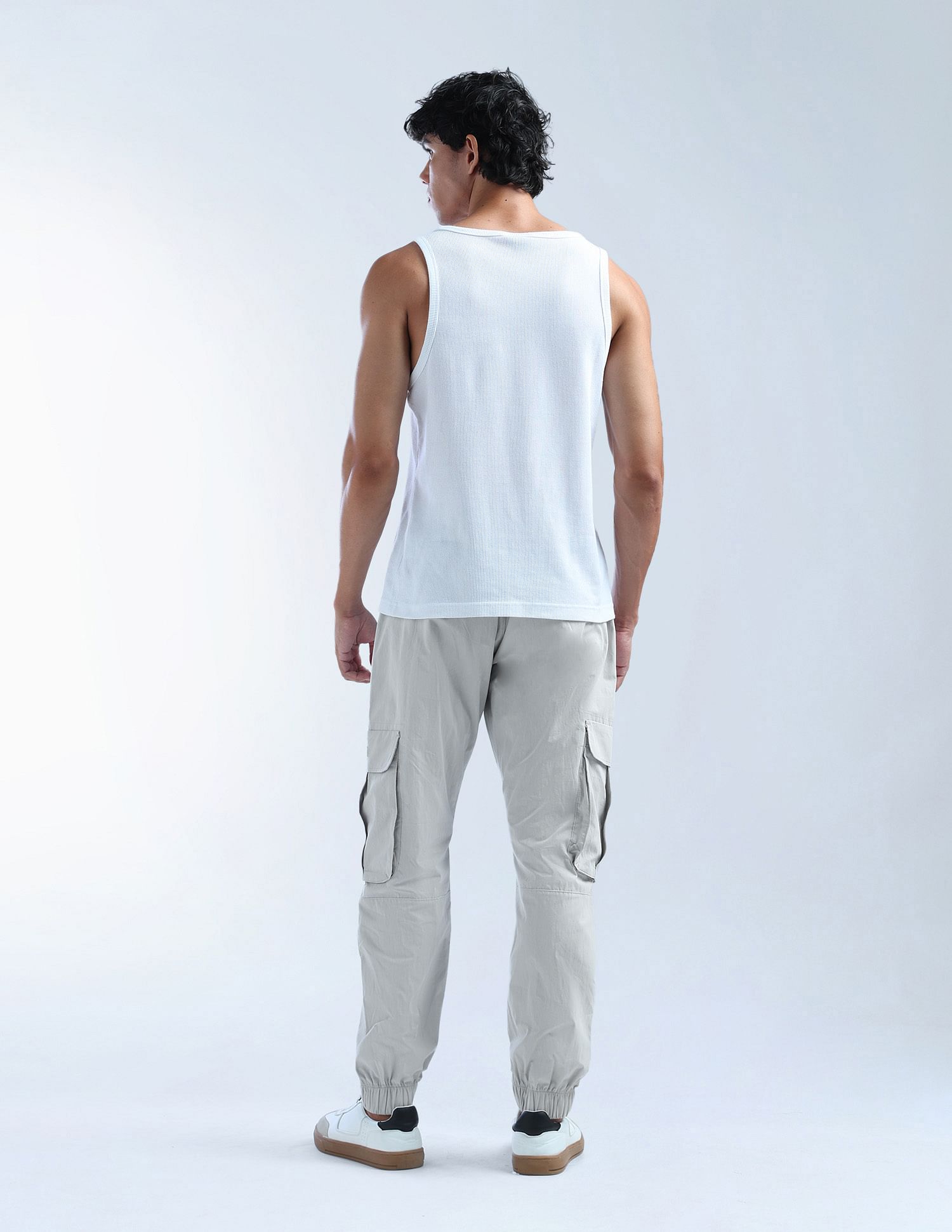 Flying Machine Solid Relaxed Fit Joggers