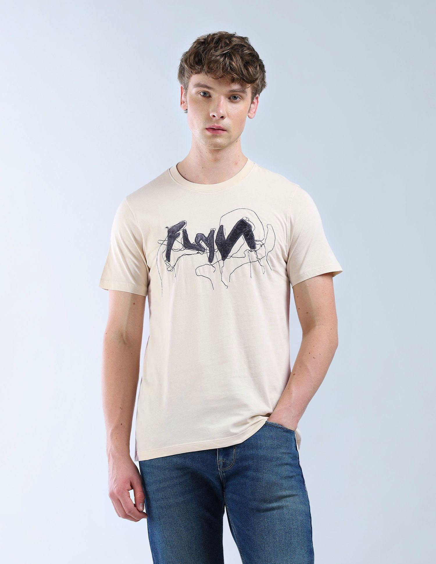 Flying Machine Graphic Printed Essentials T-Shirt