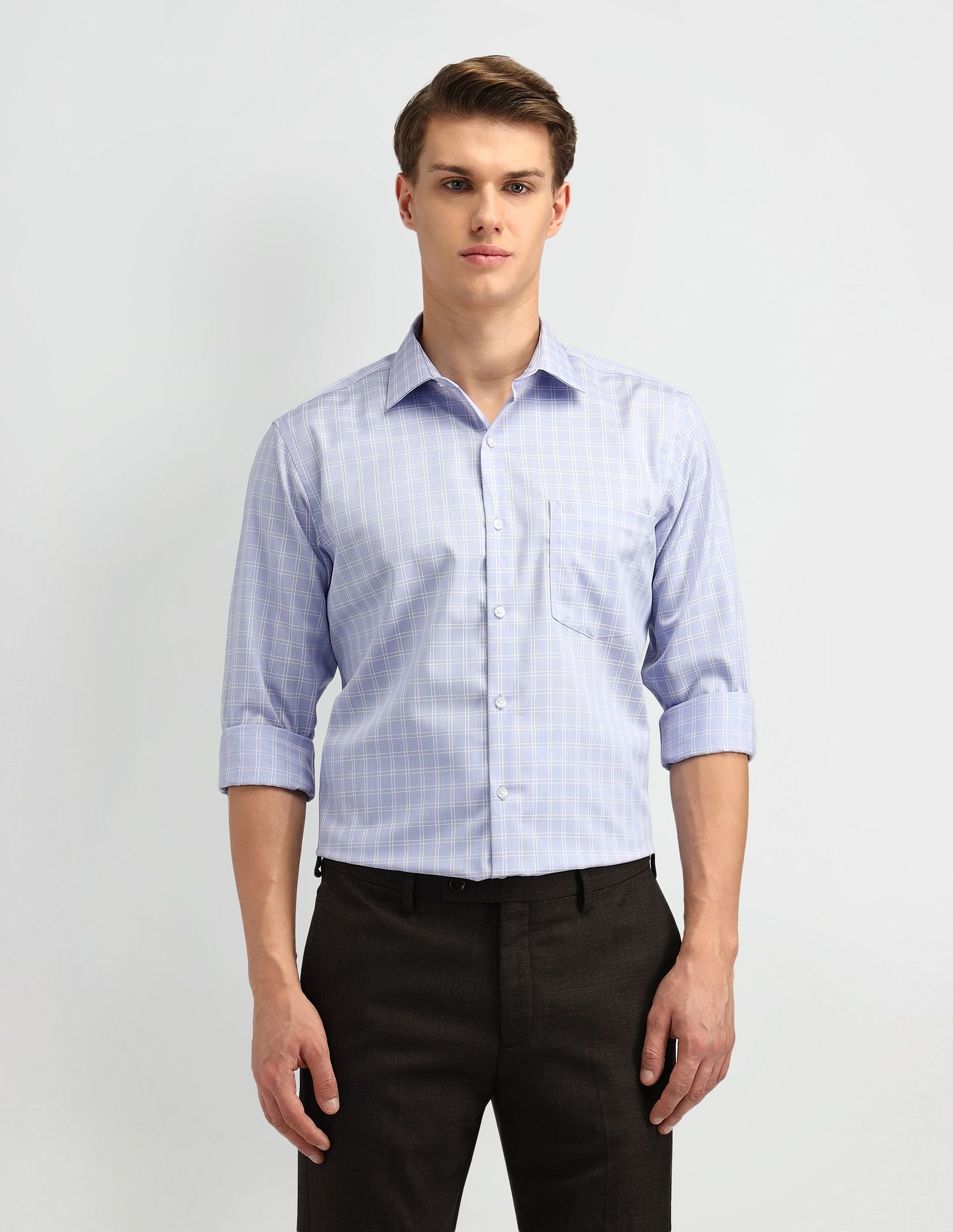 Arrow Dobby Vertical Striped Shirt