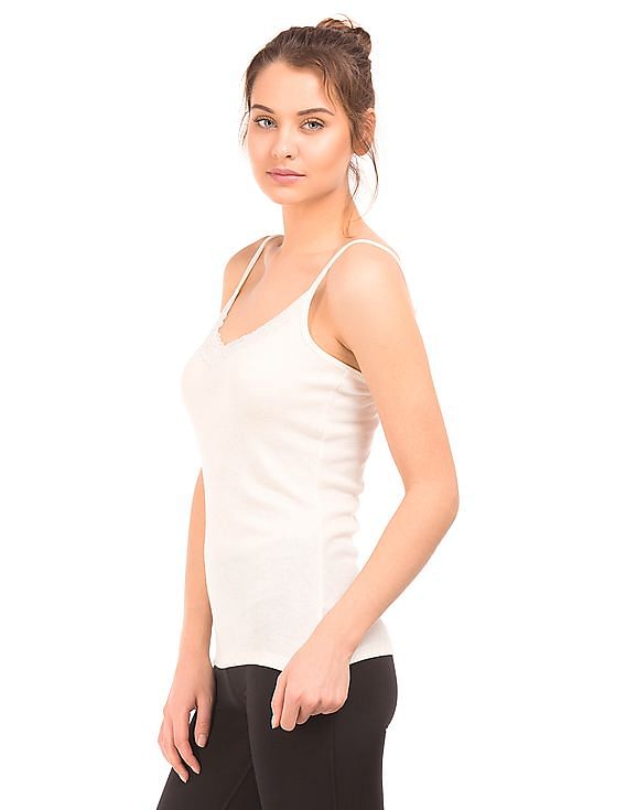 Lace Trim V-neck Camisole