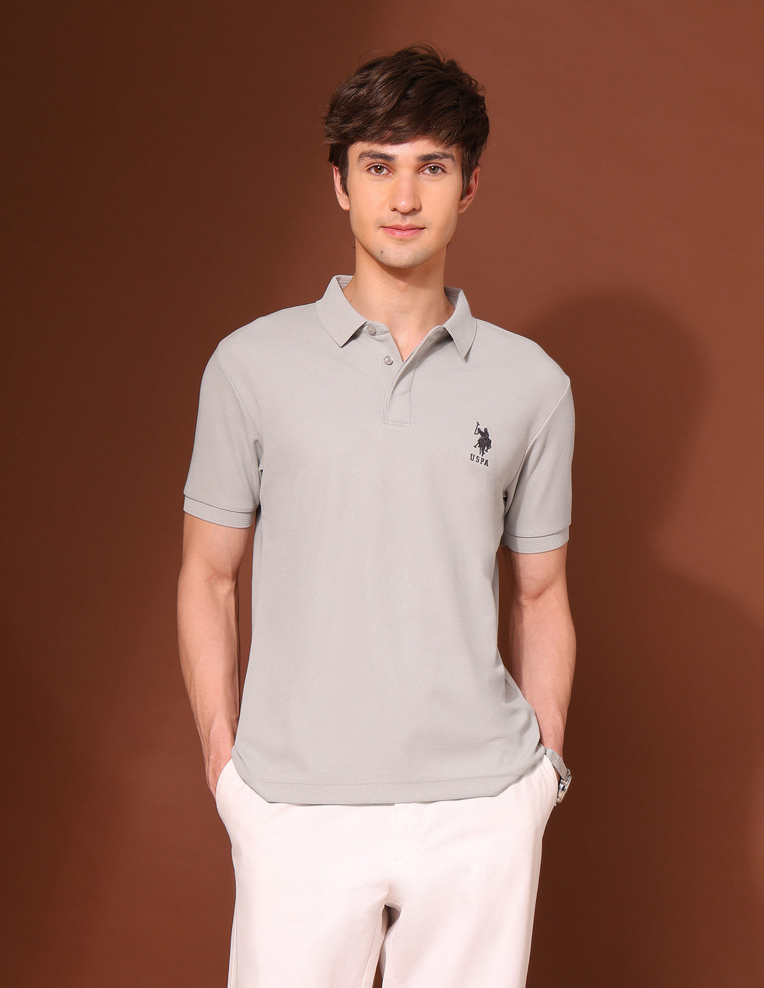 U.S. Polo Assn. Slim Fit Work And Wander Polo Shirt