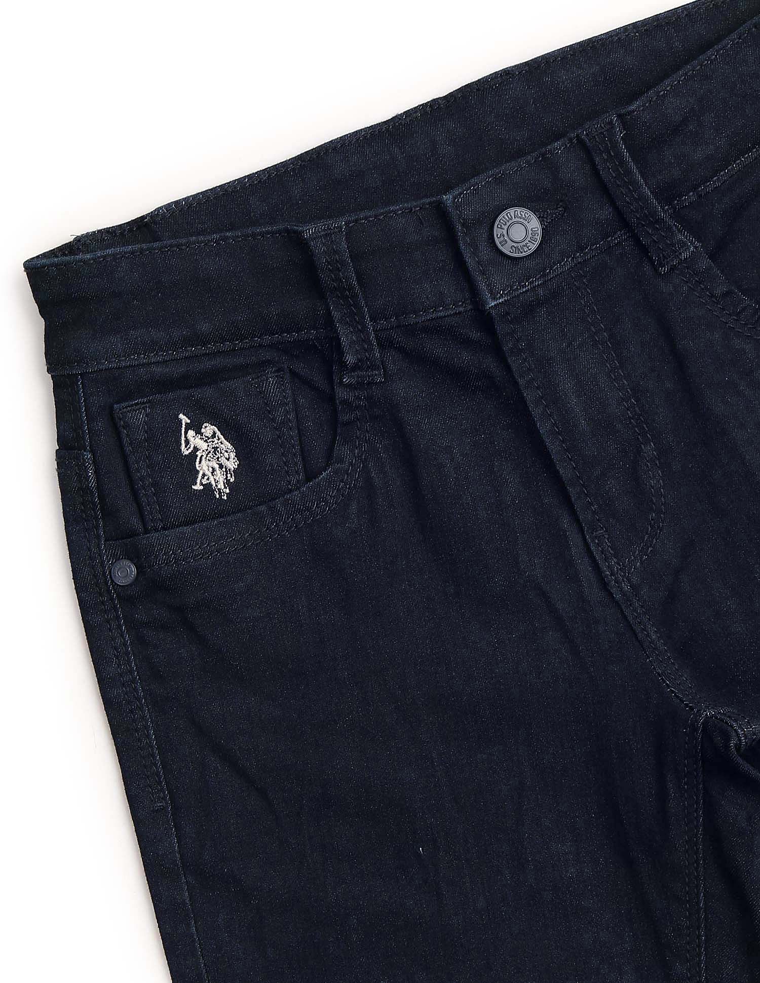 U.S. Polo Assn. Kids Boys Relaxed Fit Blue Jeans