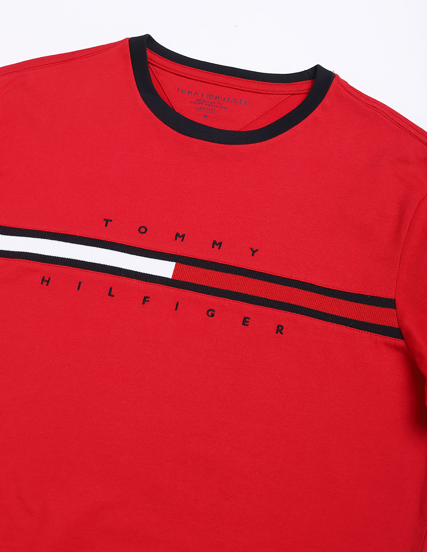 Tommy Hilfiger Embroidered Logo Regular-Fit Cotton T-Shirt