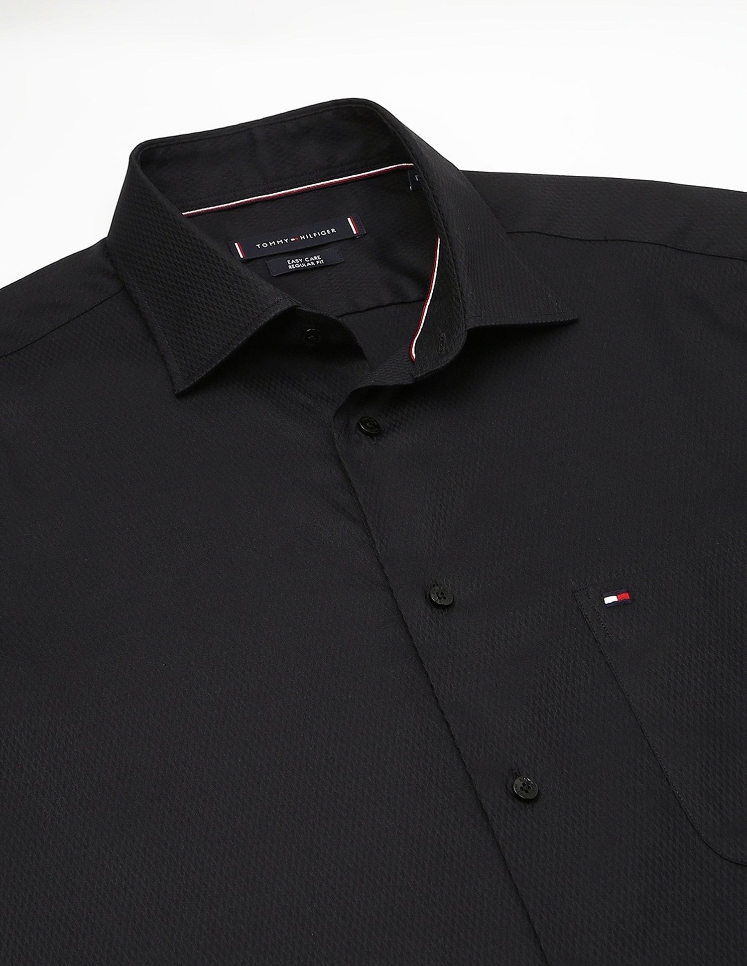 Tommy Hilfiger Texture Regular-Fit Cotton Shirt