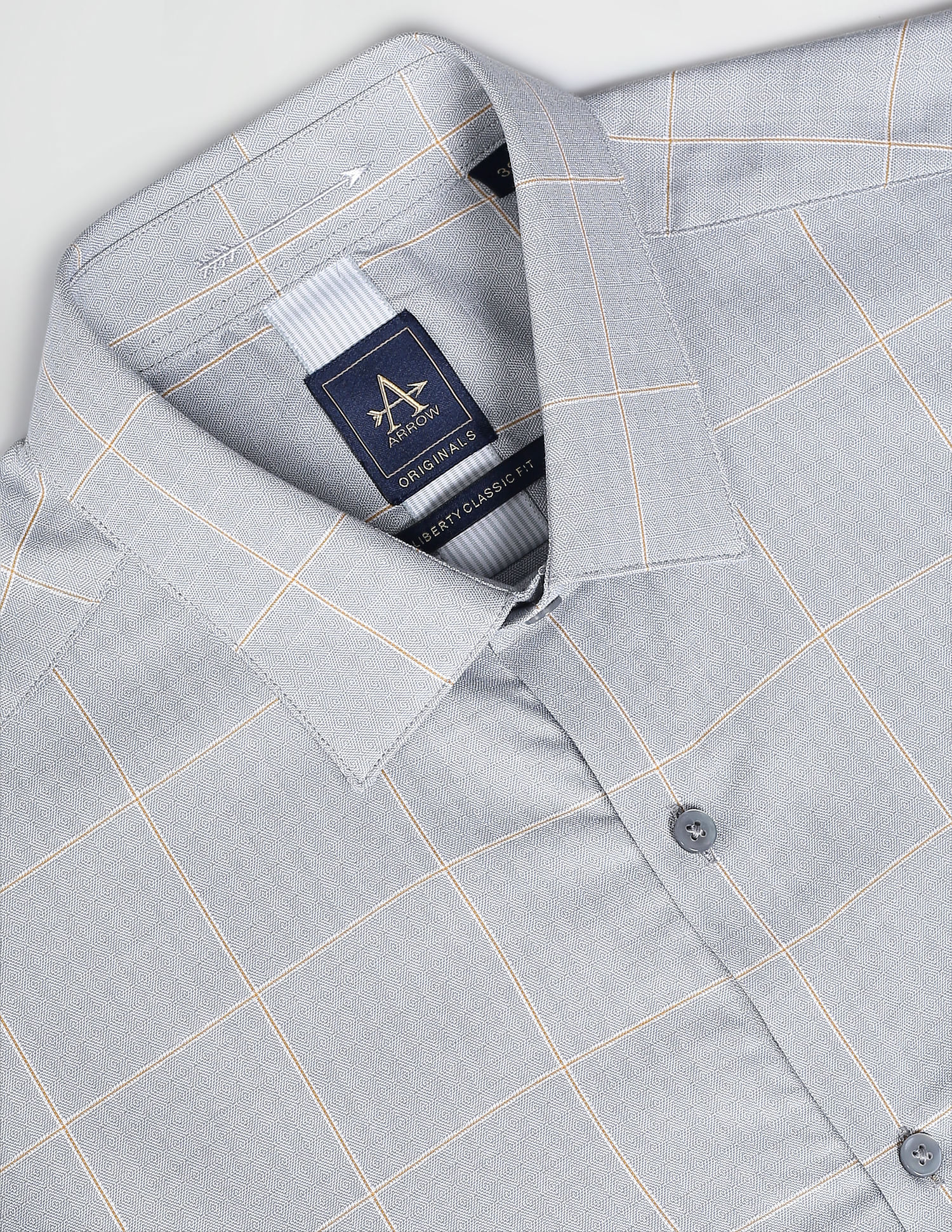 Buy Arrow Windowpane Check Dobby Shirt - NNNOW.com