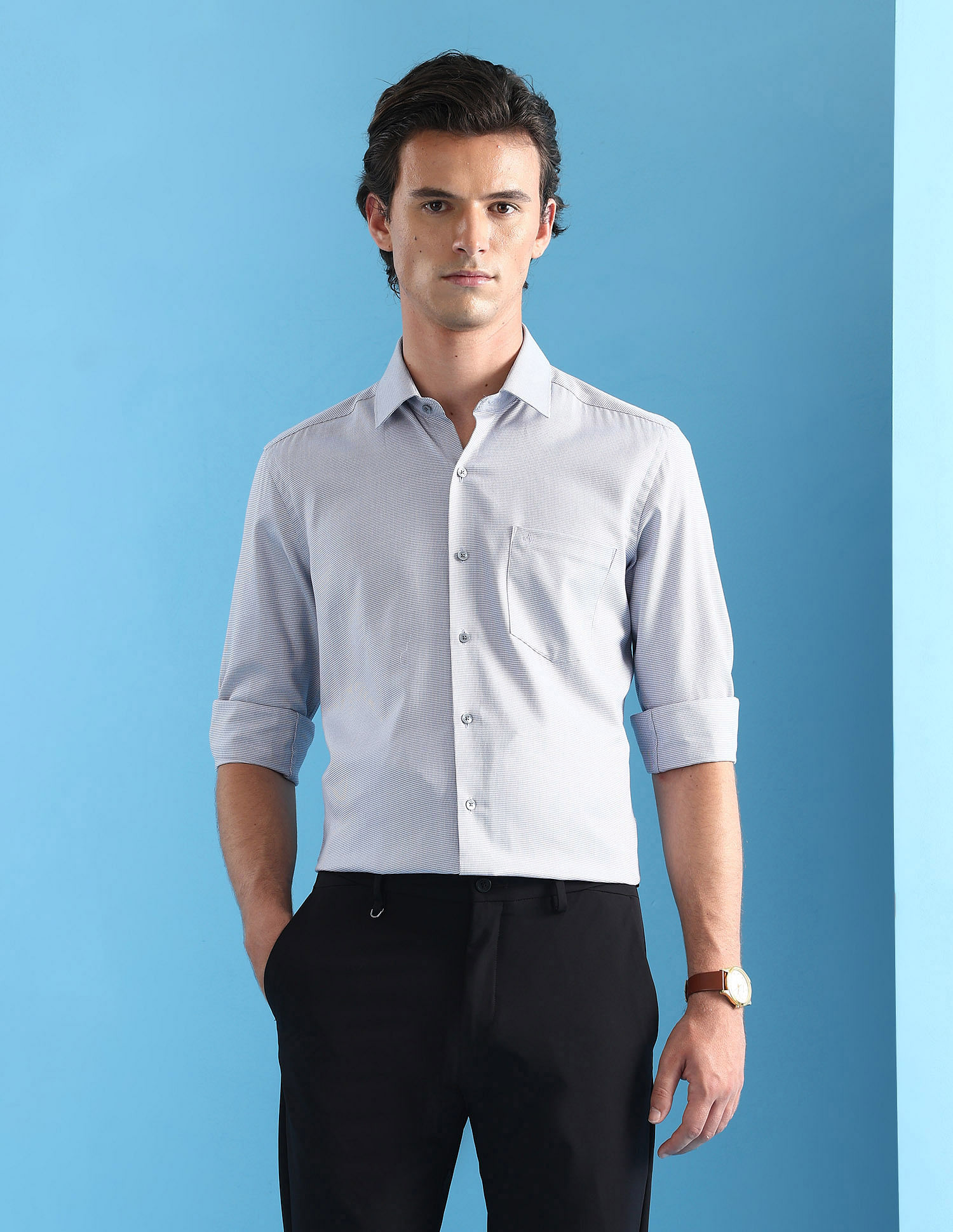 Arrow Manhattan Slim Fit Velocity Shirt