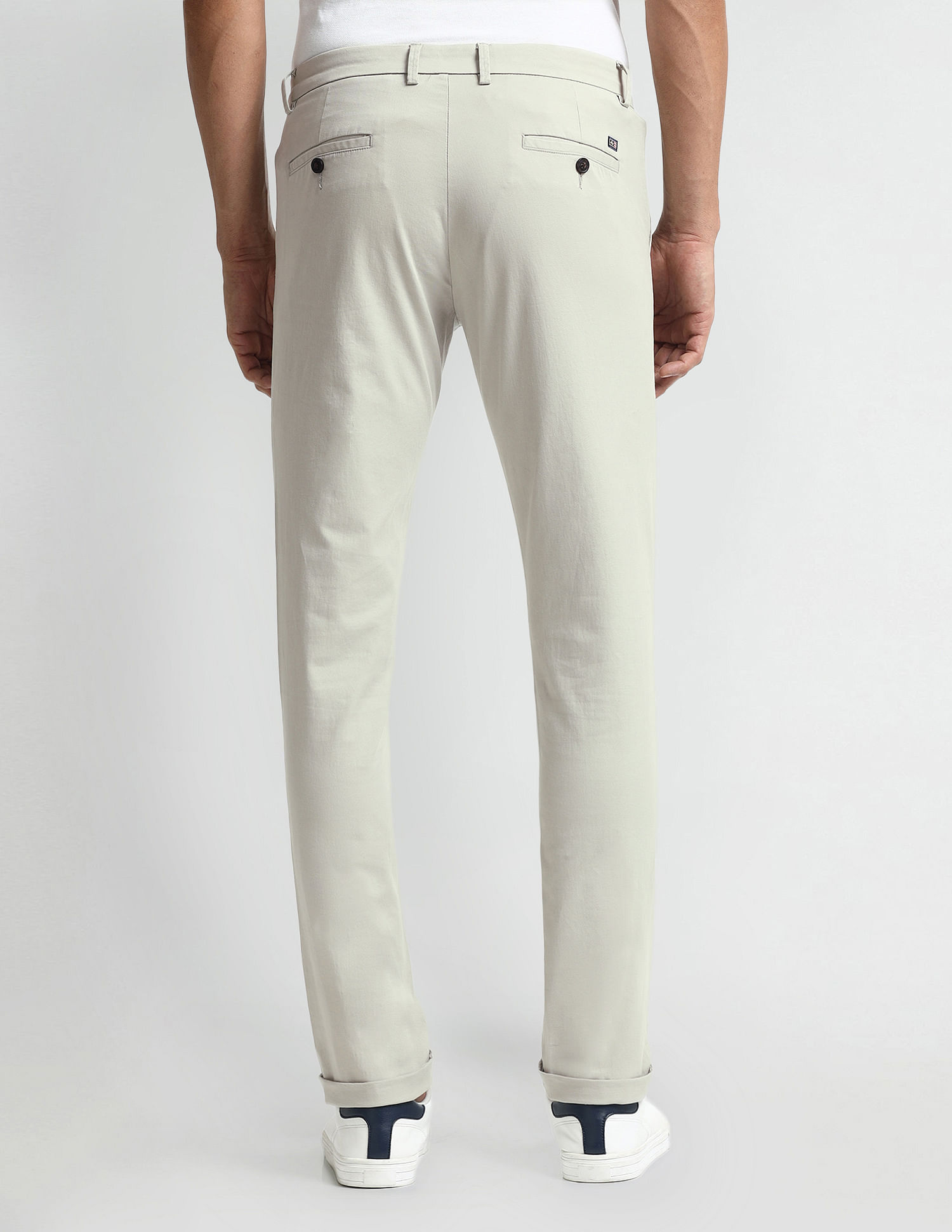 Arrow Sport Slim Fit Twill Trousers