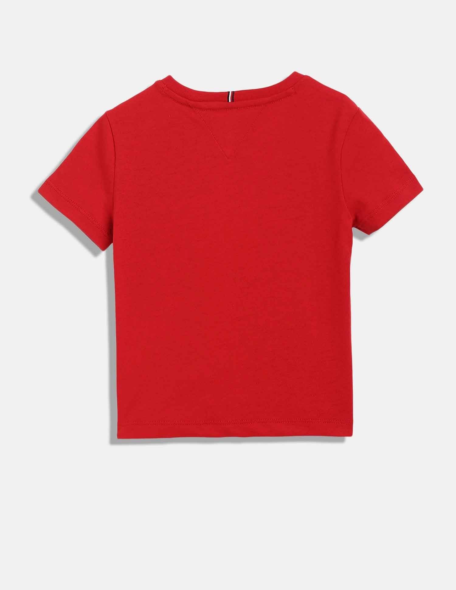 Tommy Hilfiger Kids Girls Logo Regular-Fit Cotton T-Shirt