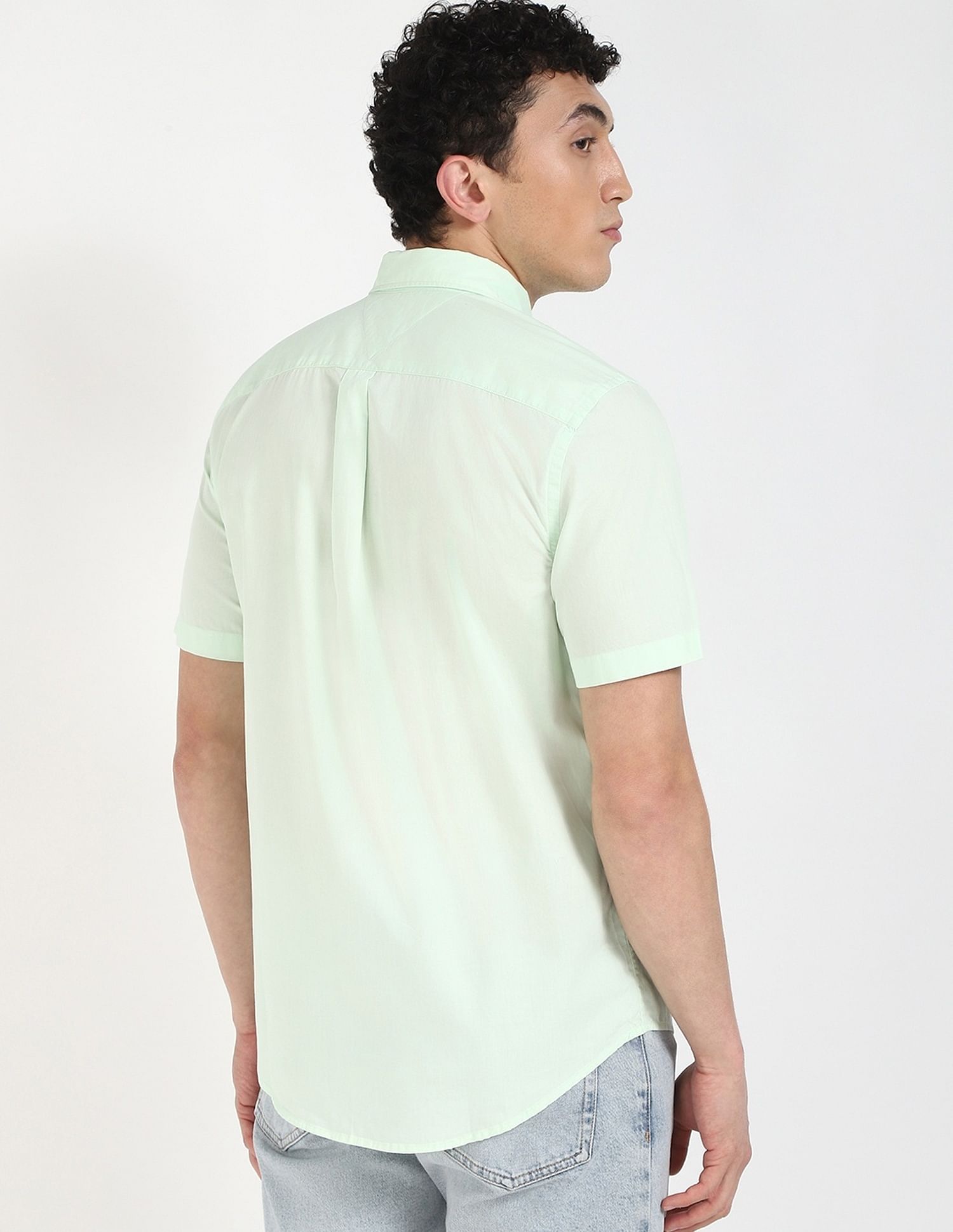 Tommy Hilfiger Solid Regular-Fit Poplin Woven Shirt