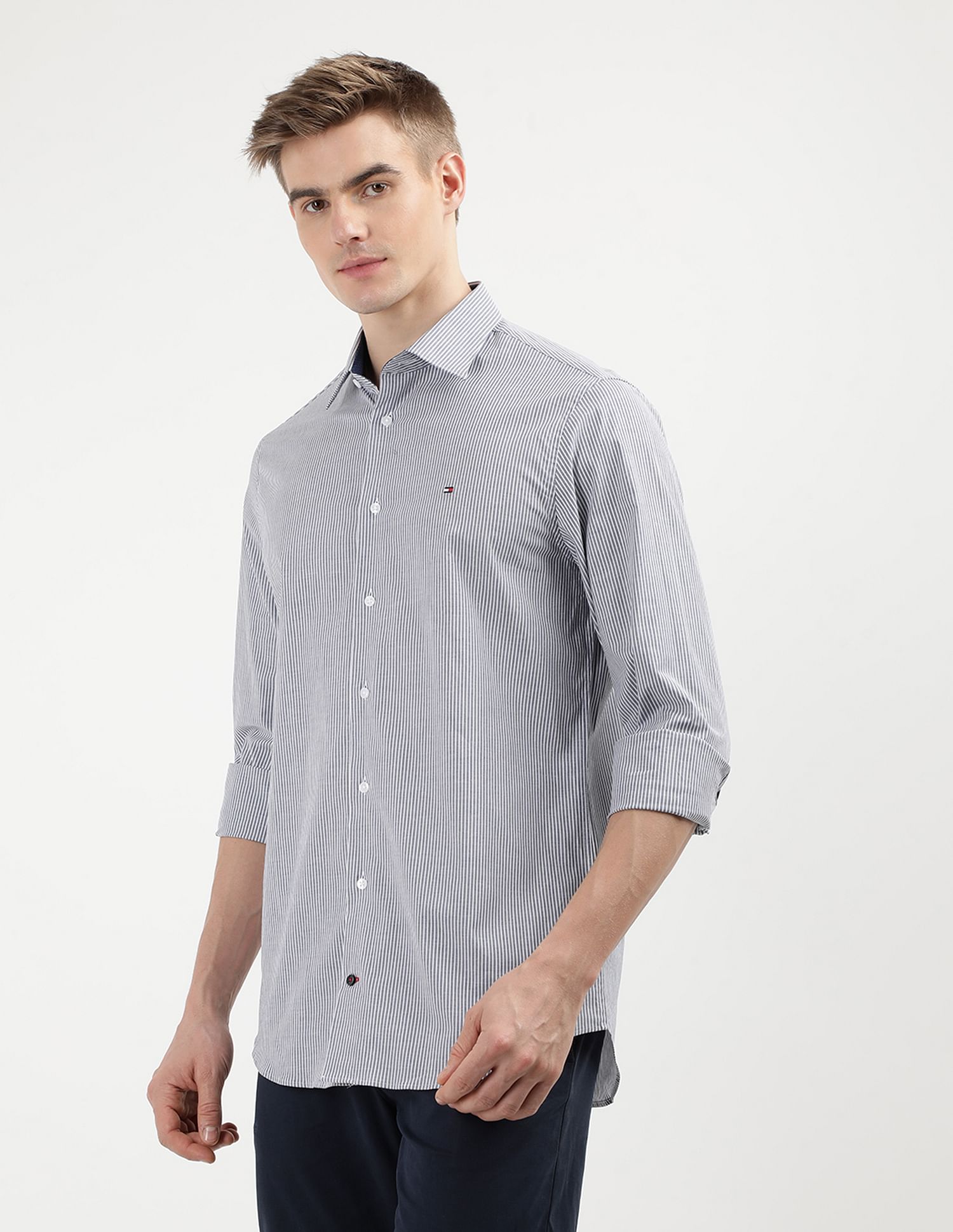 Tommy Hilfiger Vertical Stripes Regular Shirt