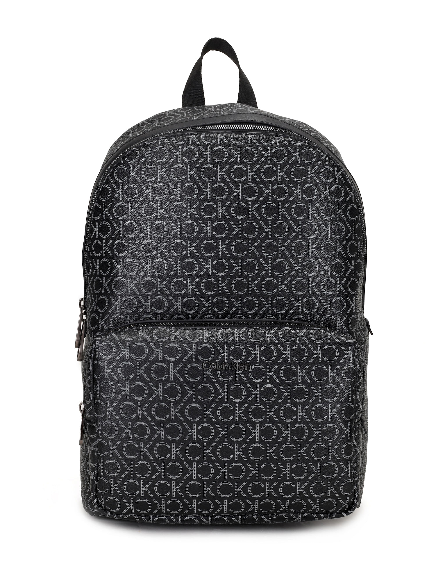 Calvin Klein Black Fashion Nylon Backpack Purse Flap Drawstring | eBay