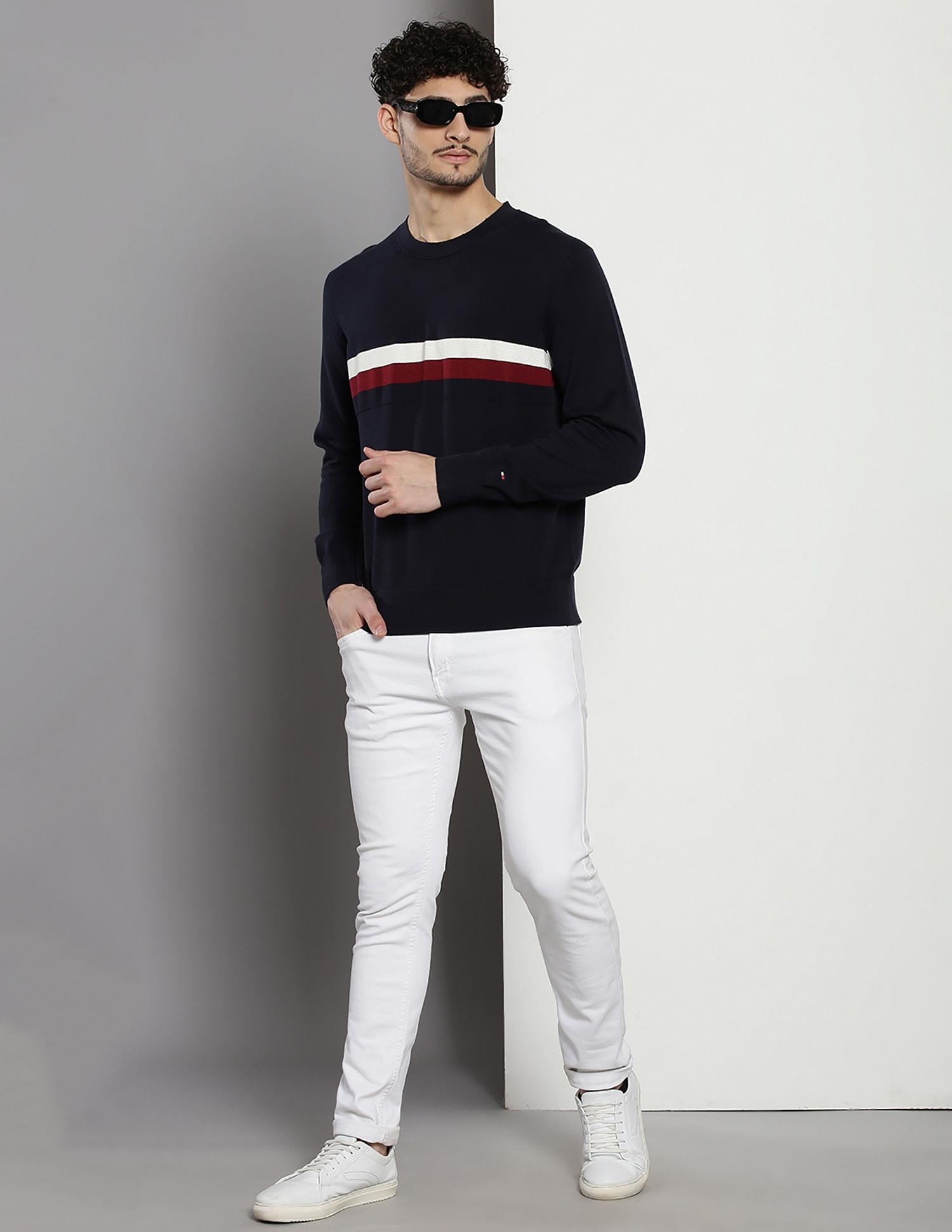 Tommy Hilfiger Transitional Cotton Relaxed Sweater
