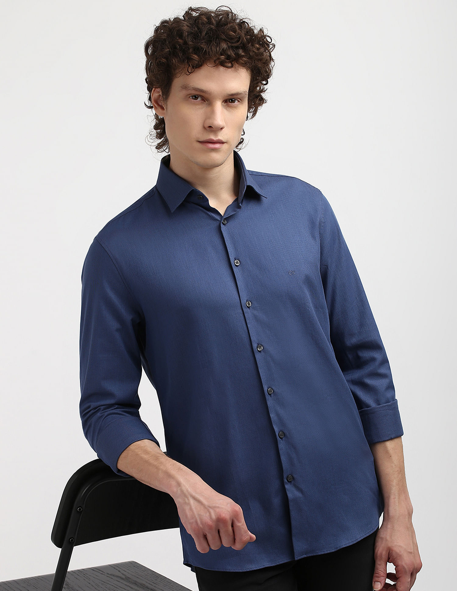 Calvin Klein Organic Cotton Solid Shirt