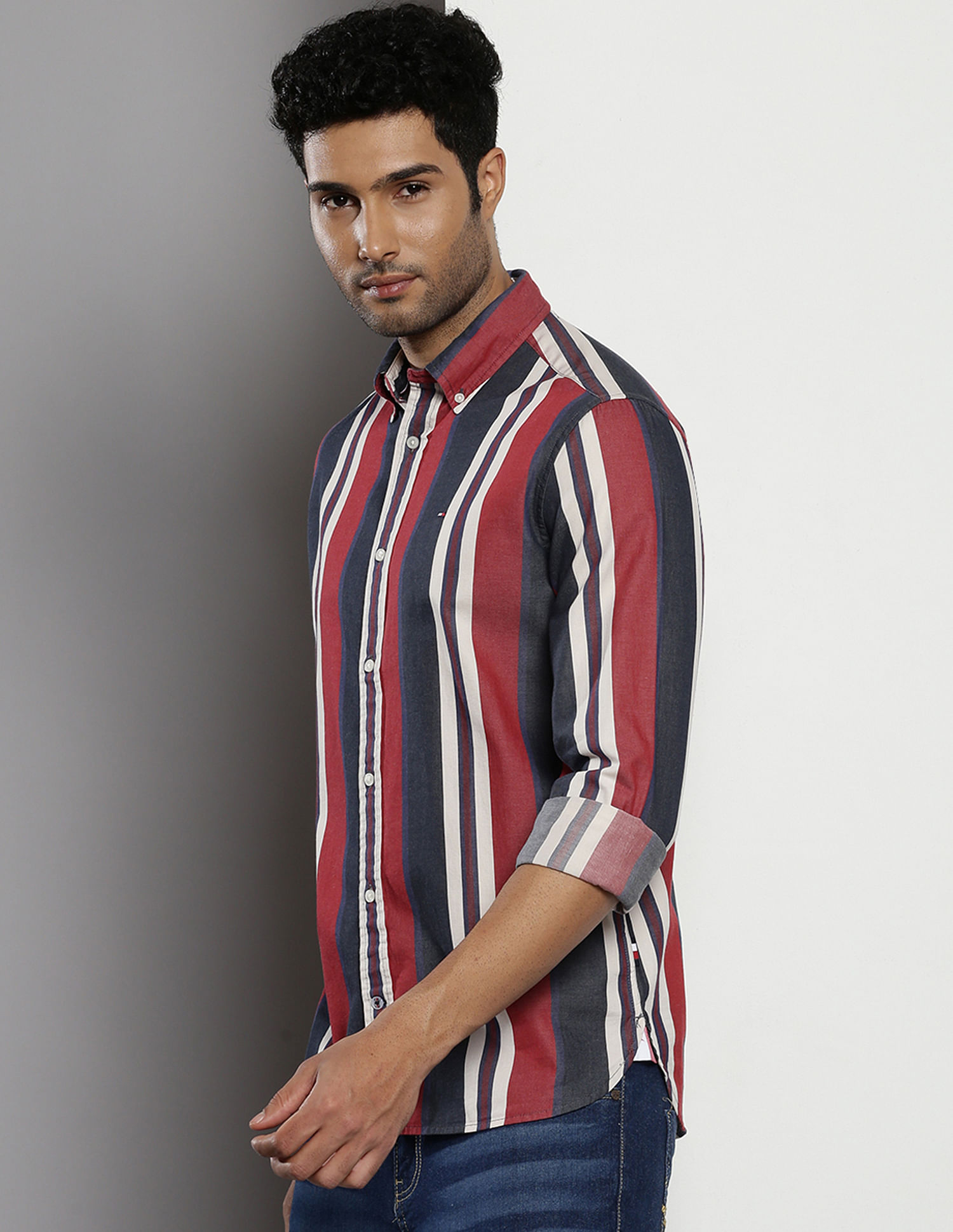 Tommy Hilfiger Sustainable Cotton Striped Shirt