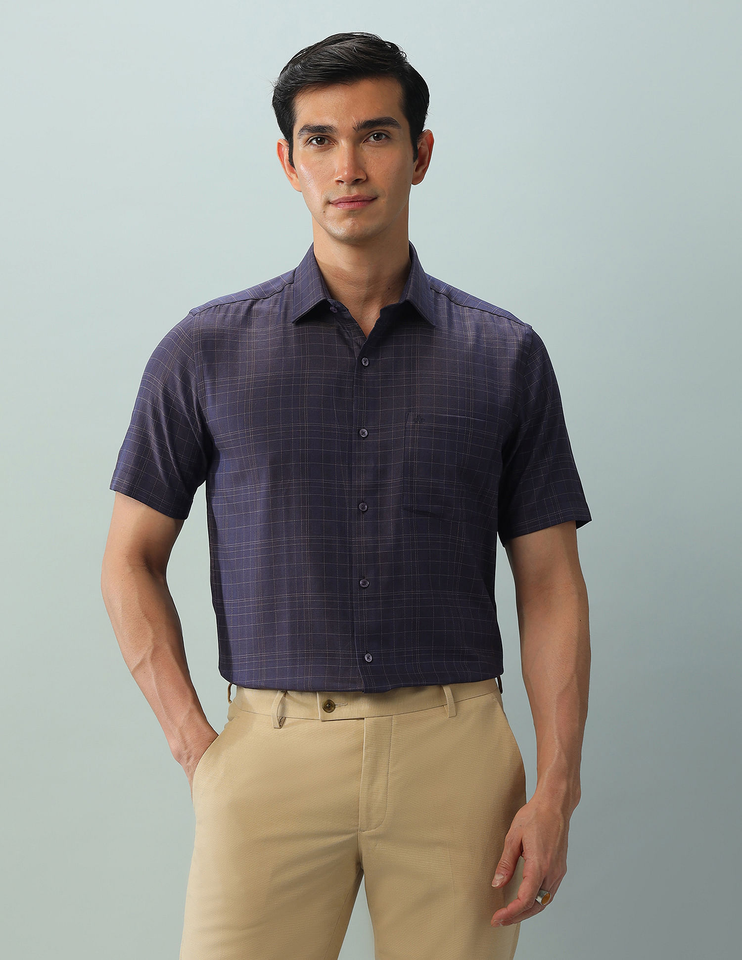 Arrow Regular Fit Twill Printed Shirt