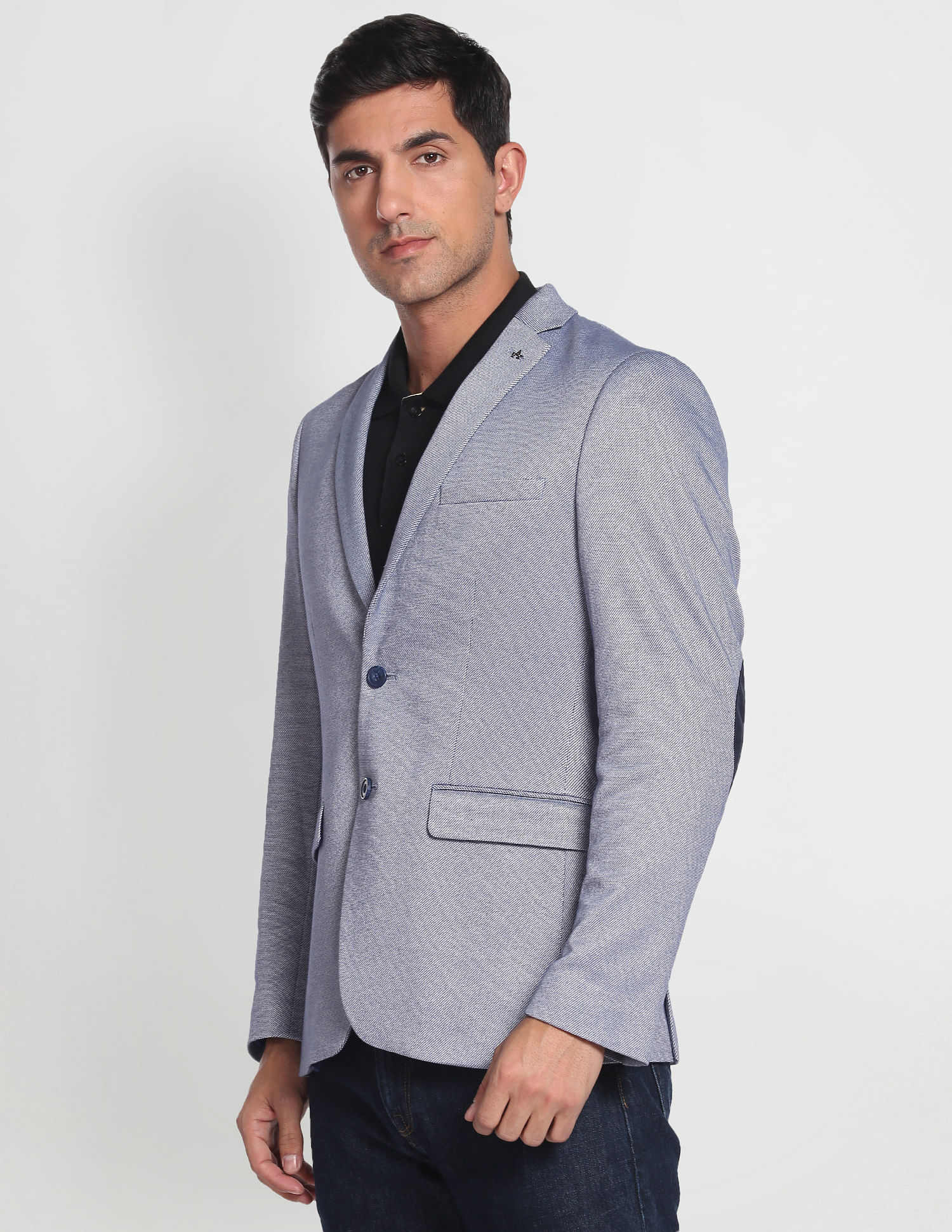 Mens blazer with online elbow patches