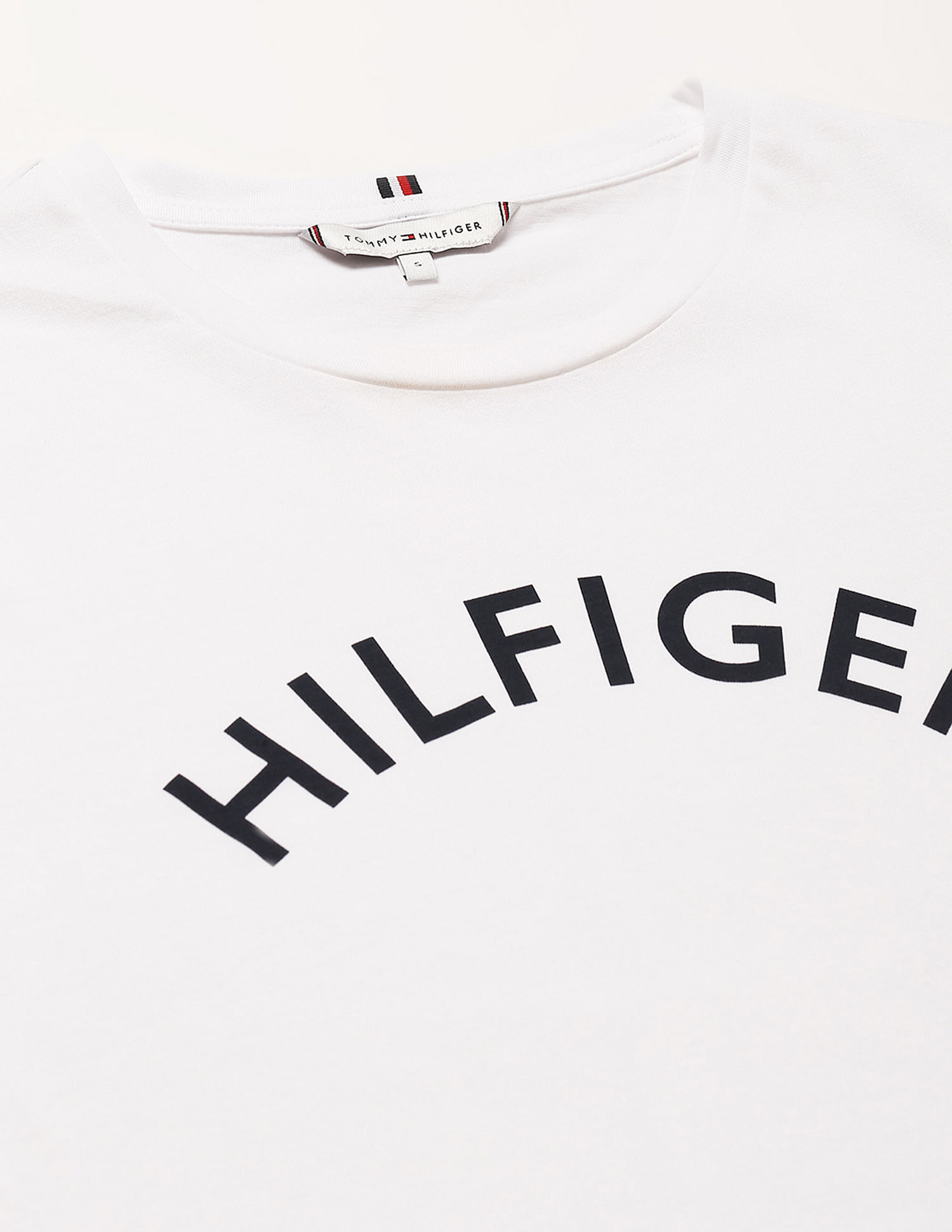 Tommy Hilfiger Crew Neck Brand Print Varsity T-Shirt