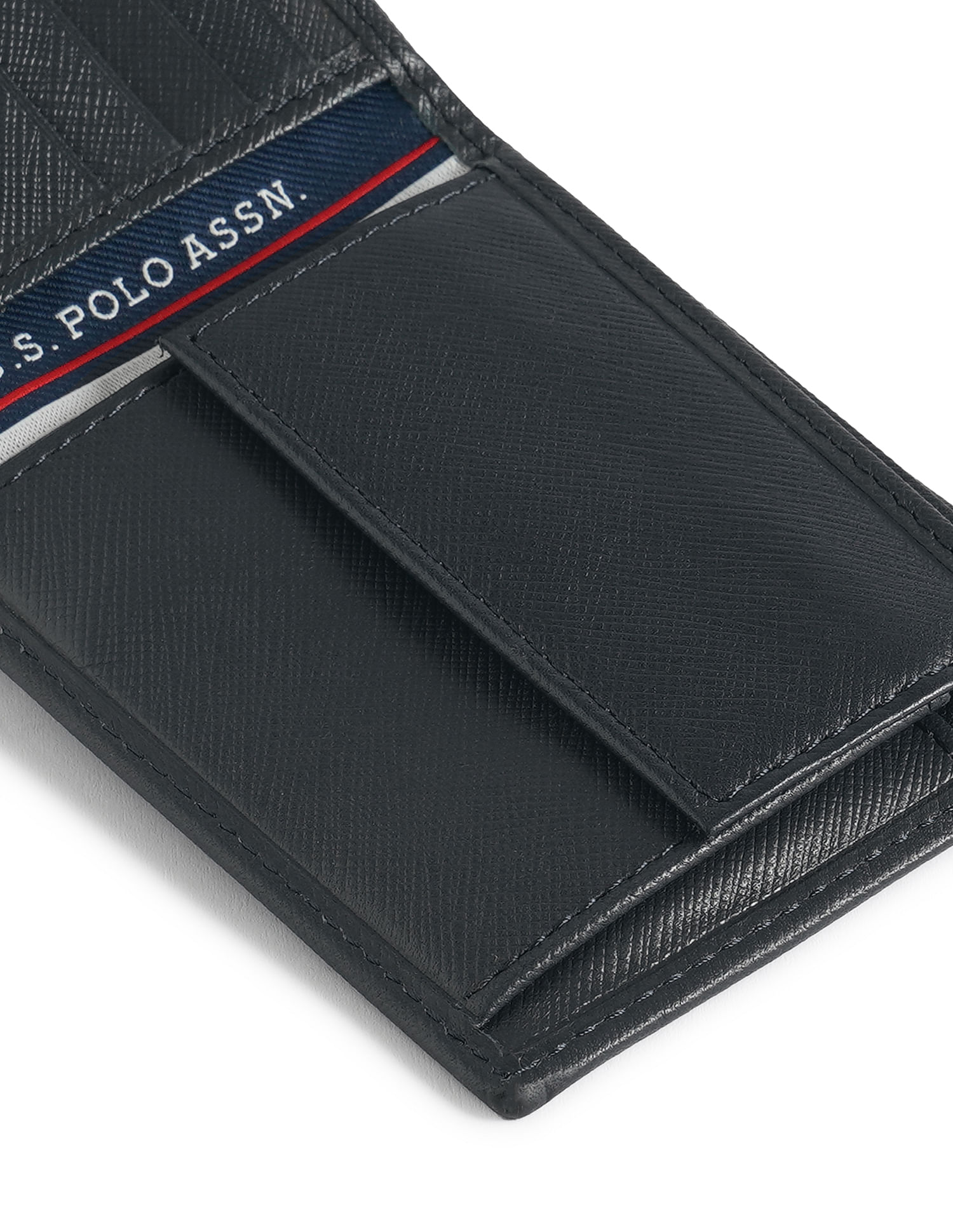 U.S. Polo Assn. Bi-Fold Textured Wallet