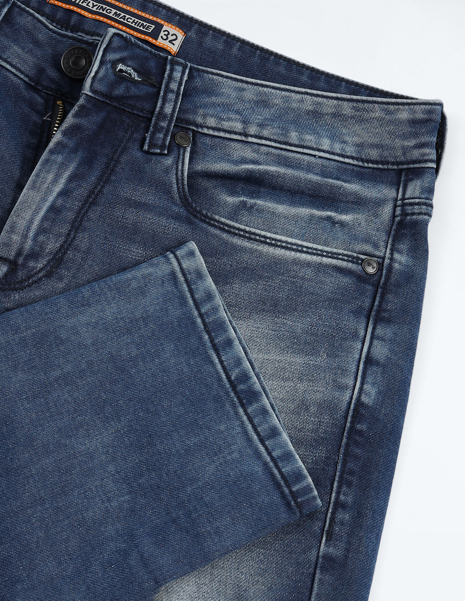 Flying Machine Mid Rise Morrison Skinny Fit Jeans