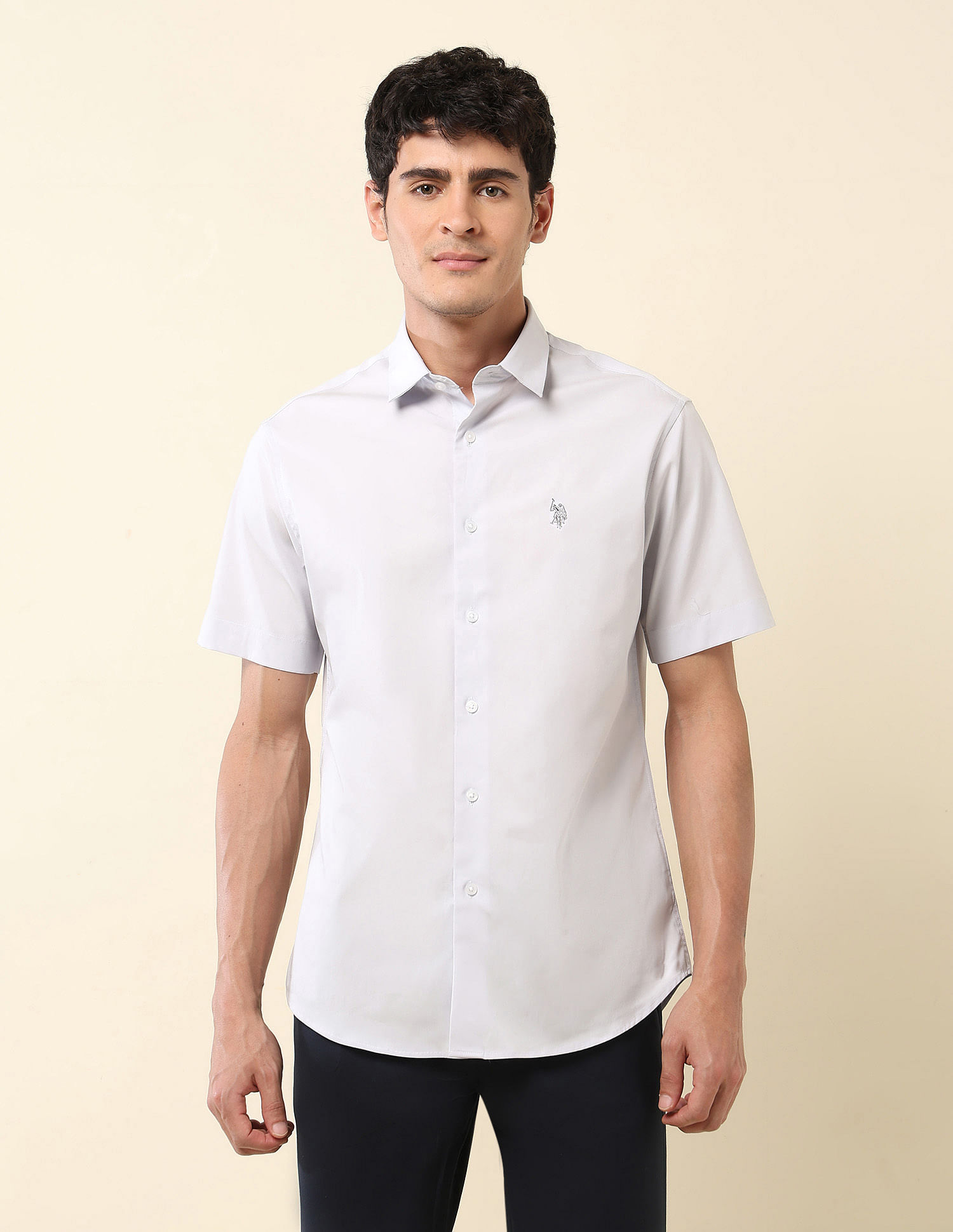 U.S. Polo Assn. Tailored Fit Poplin Shirt