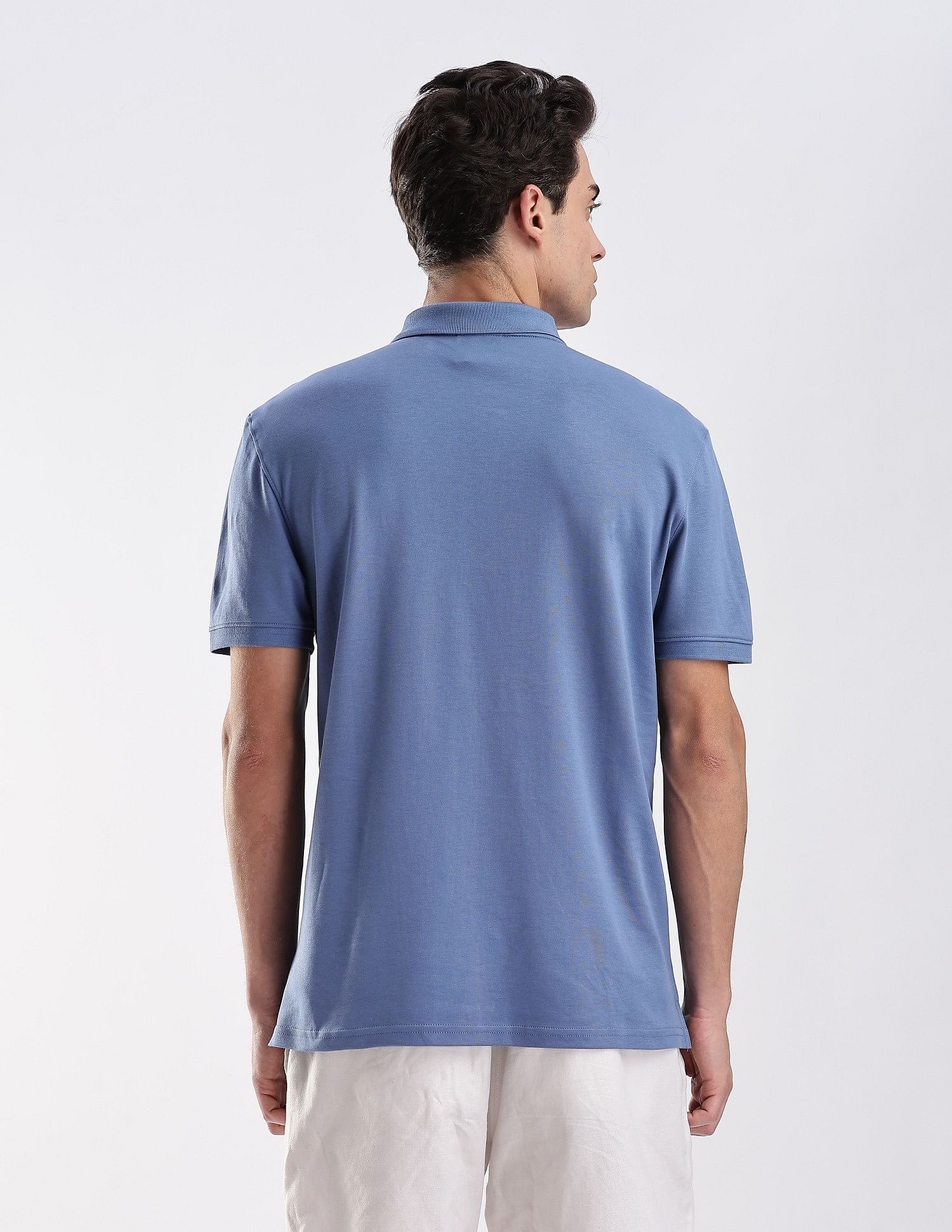 Calvin Klein Jeans Regular-Fit Solid Cotton Polo Shirt